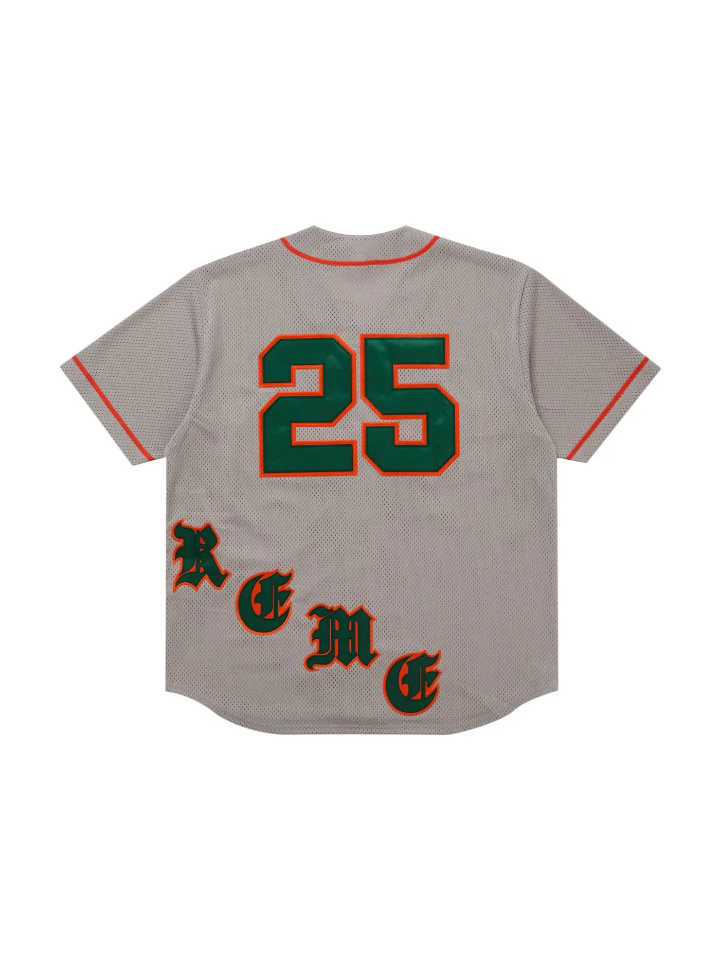 Мужская футболка с длинным рукавом Supreme Old English Baseball Jersey — изображение 2 из 2, серый