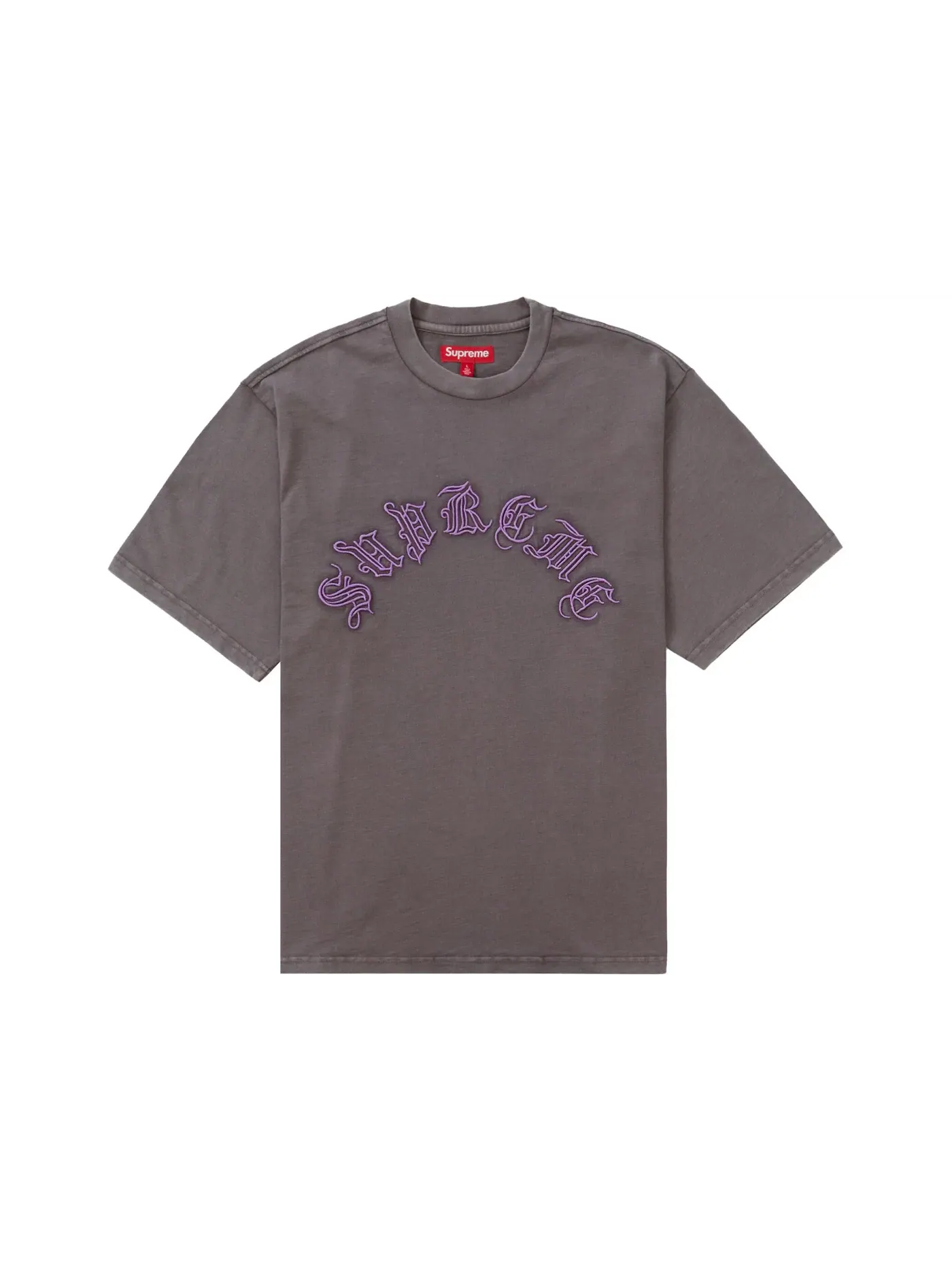 Мужская футболка Supreme — изображение 1 из 1, серый