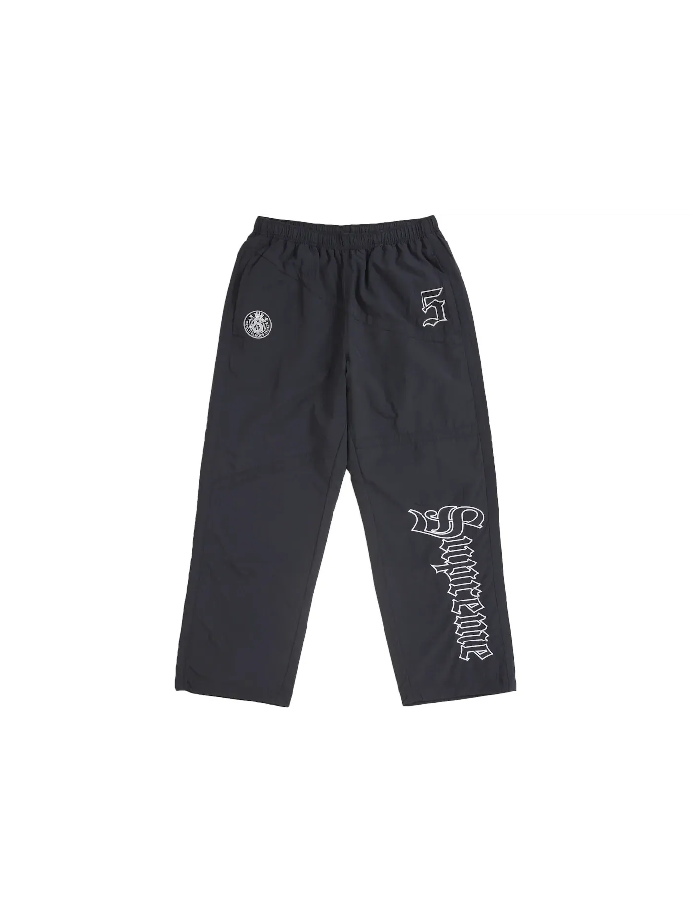 Мужские спортивные штаны Supreme Old English Track Pant — изображение 1 из 2, черный