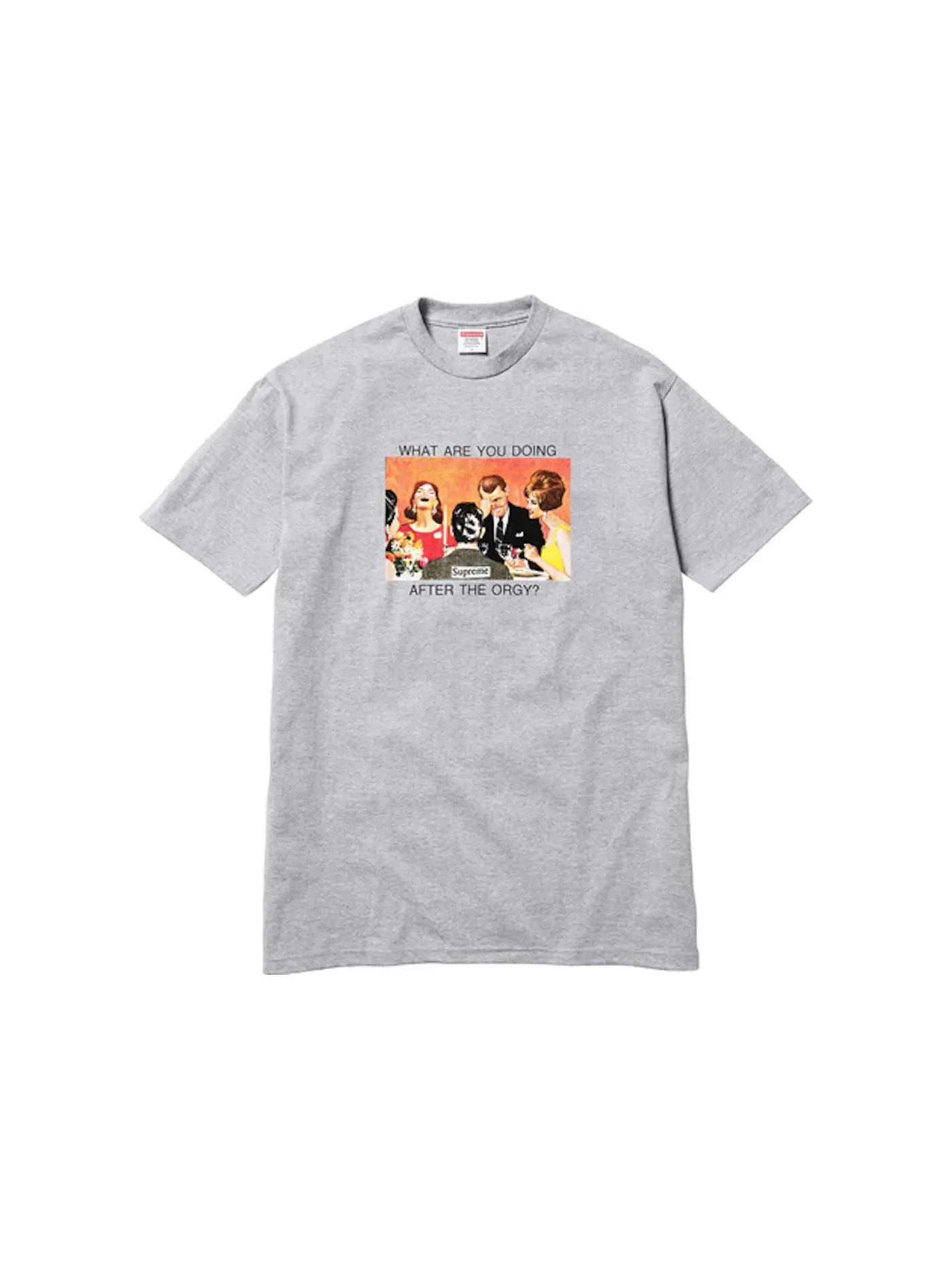 Мужская футболка Supreme Tee — изображение 1 из 1, серый