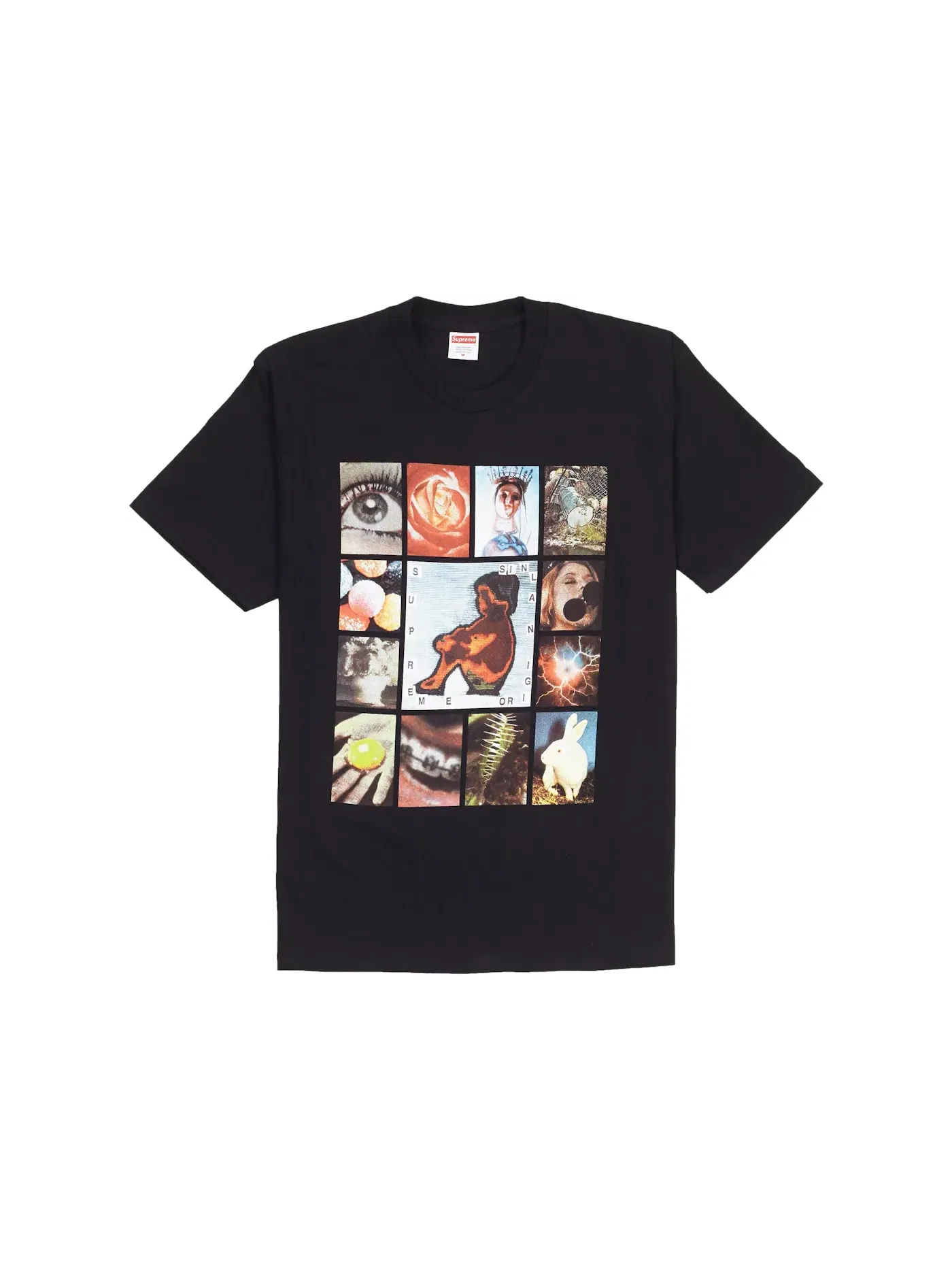 Мужская футболка с принтом Supreme Tee — изображение 1 из 1, черный