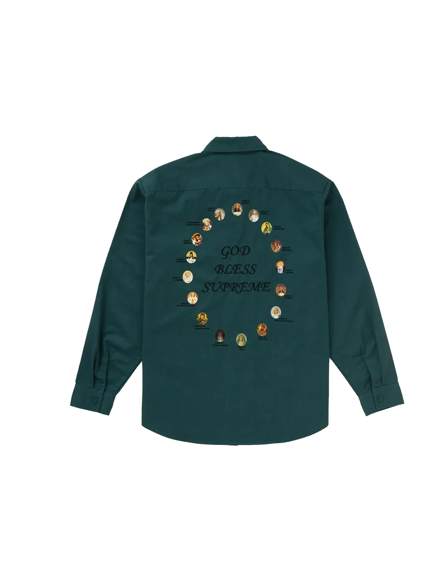 Мужская рубашка с принтом Shirt Supreme — изображение 2 из 2, голубой