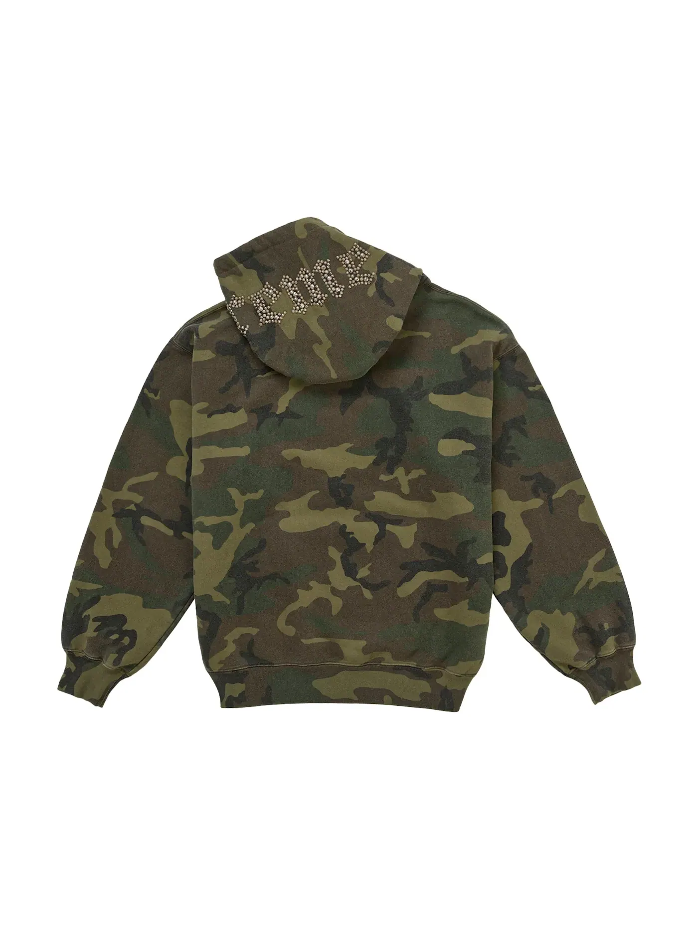 Мужской худи с принтом камуфляж Supreme, Woodland Camo — изображение 3 из 3