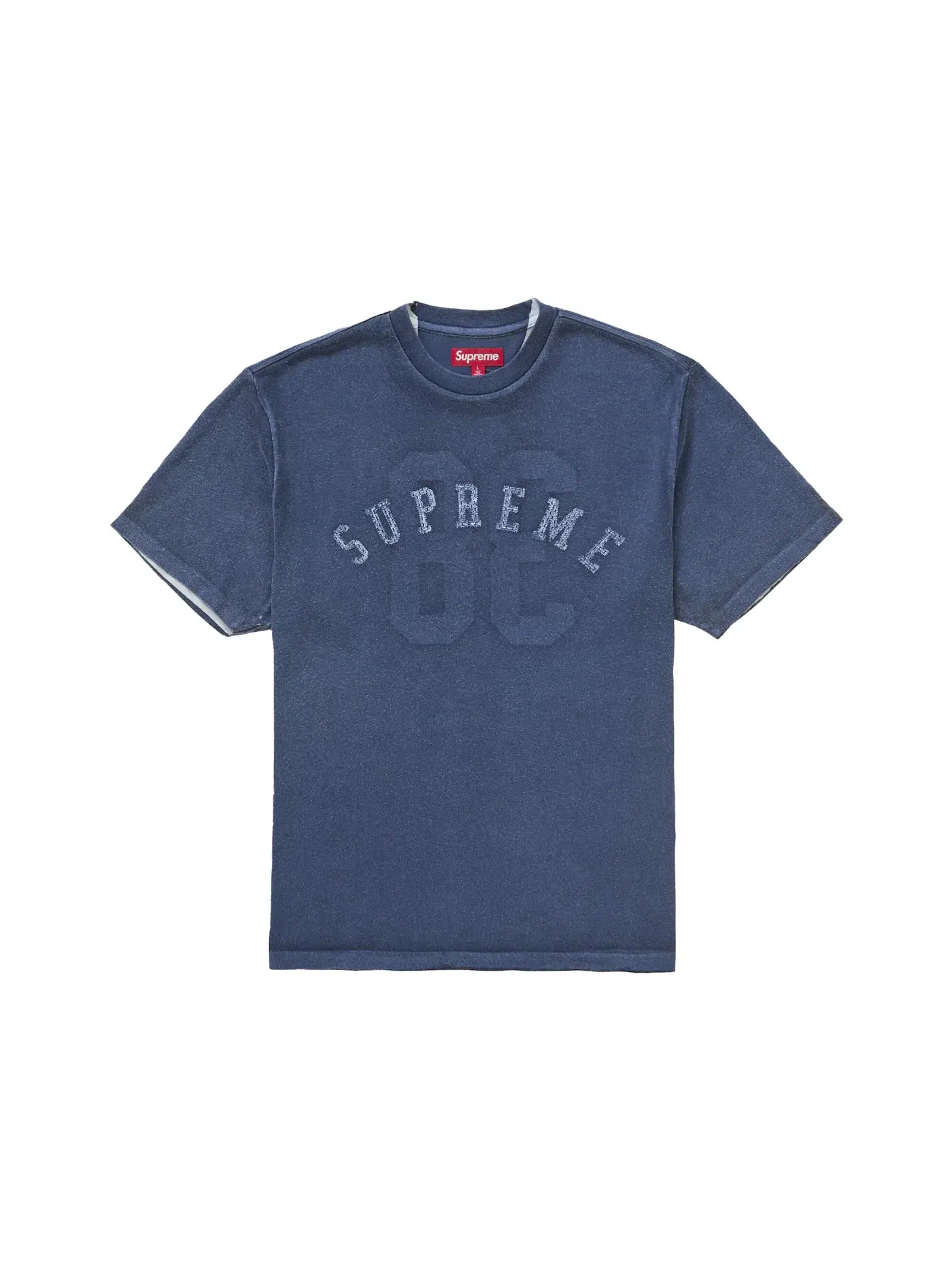 Мужская футболка с принтом Top Supreme — изображение 1 из 2, темно-синий