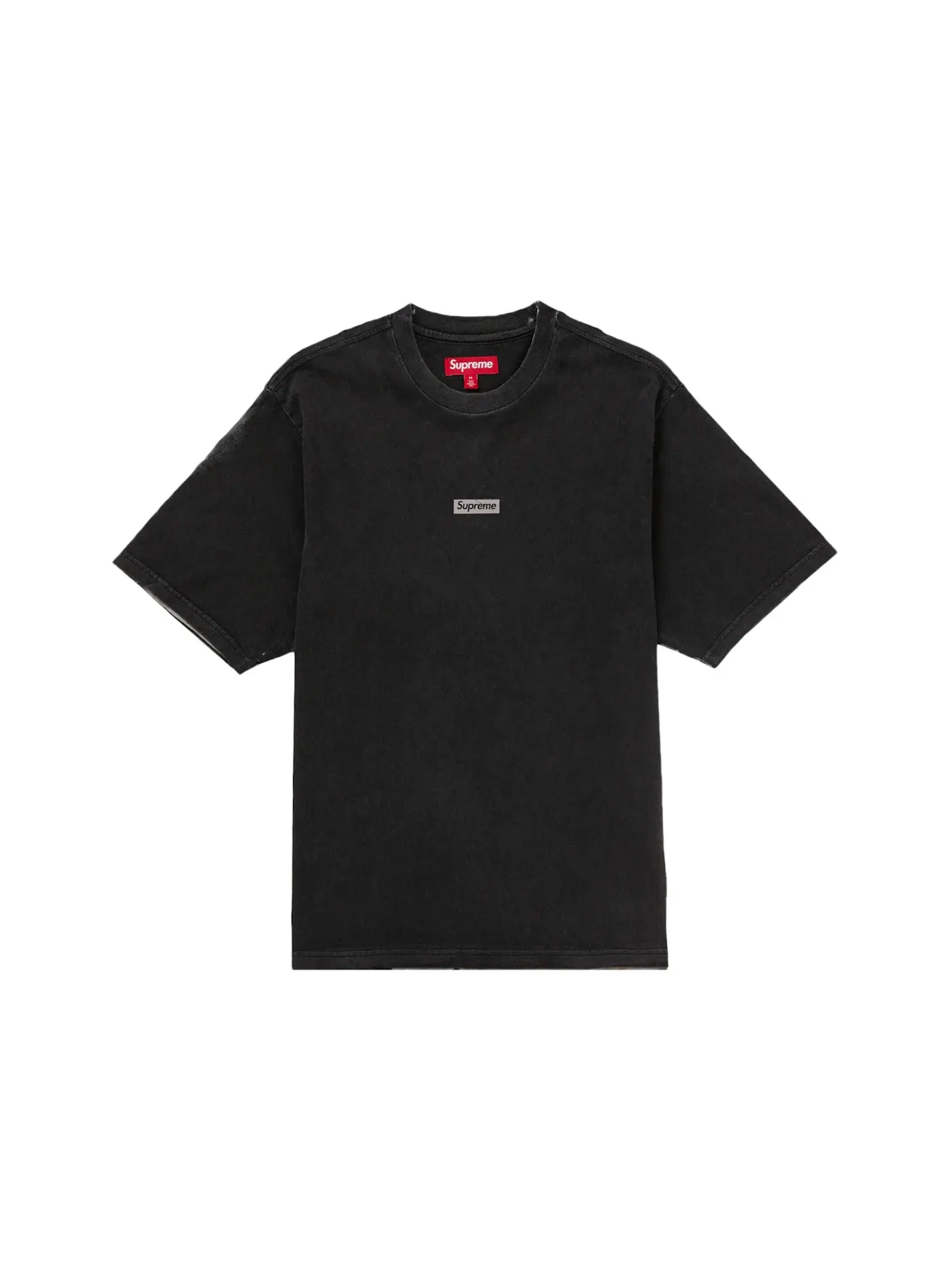 Мужская футболка с принтом Supreme Overprint Small Box Top — изображение 1 из 2, черный