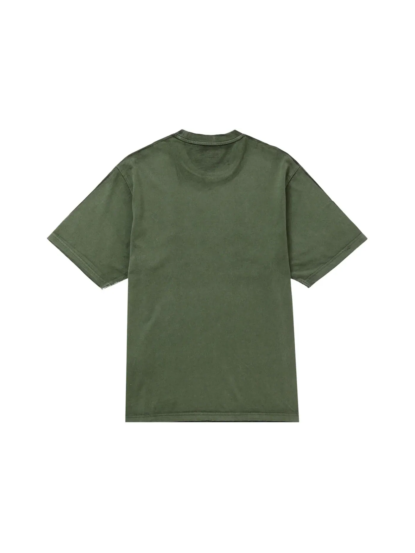 Мужская футболка с принтом Supreme Overprint Small Box S/S Top — изображение 2 из 2, зеленый