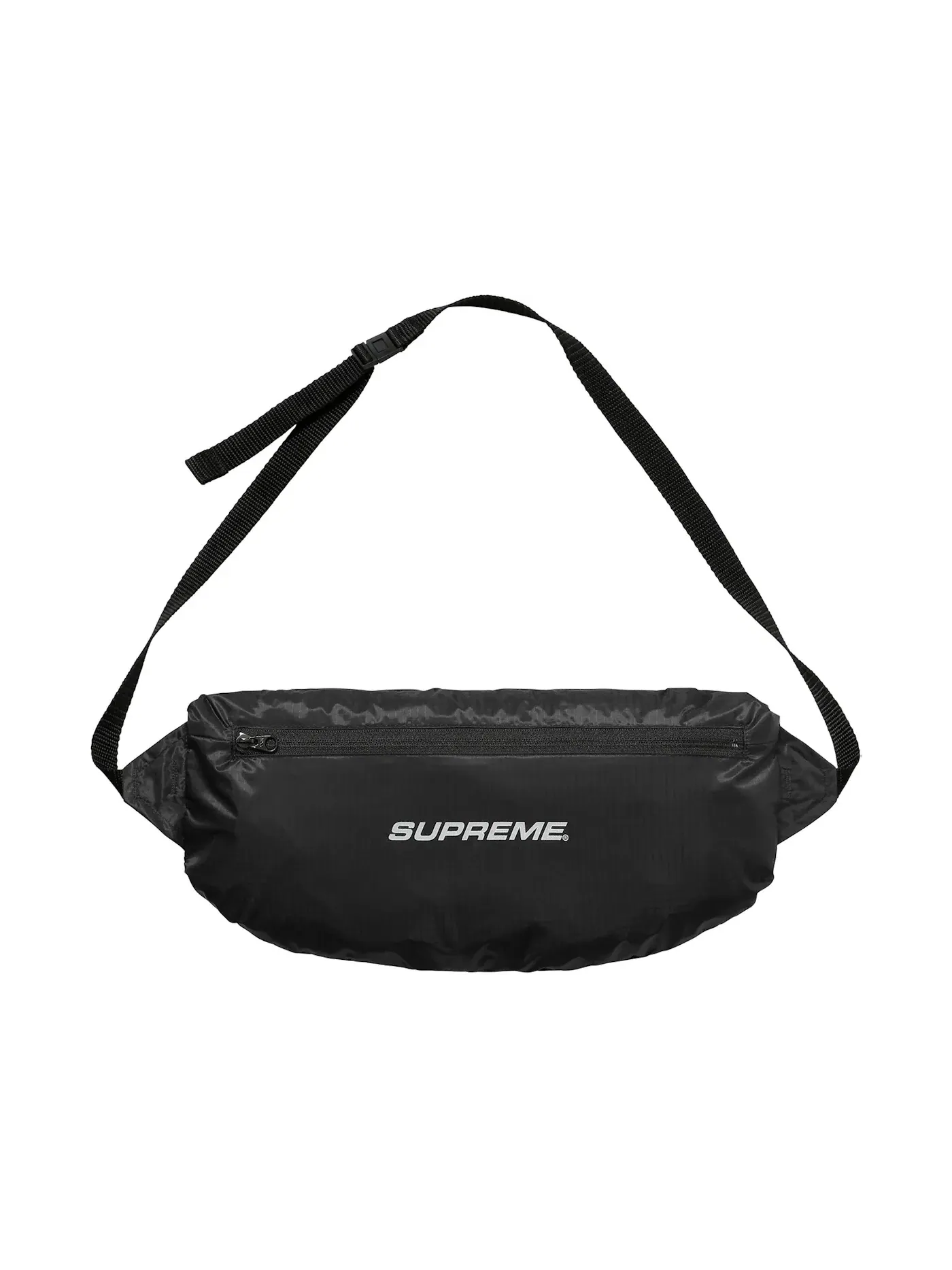 Мужская куртка из рипстопа с капюшоном Supreme Pullover (With Packable Bag) — изображение 3 из 3, черный