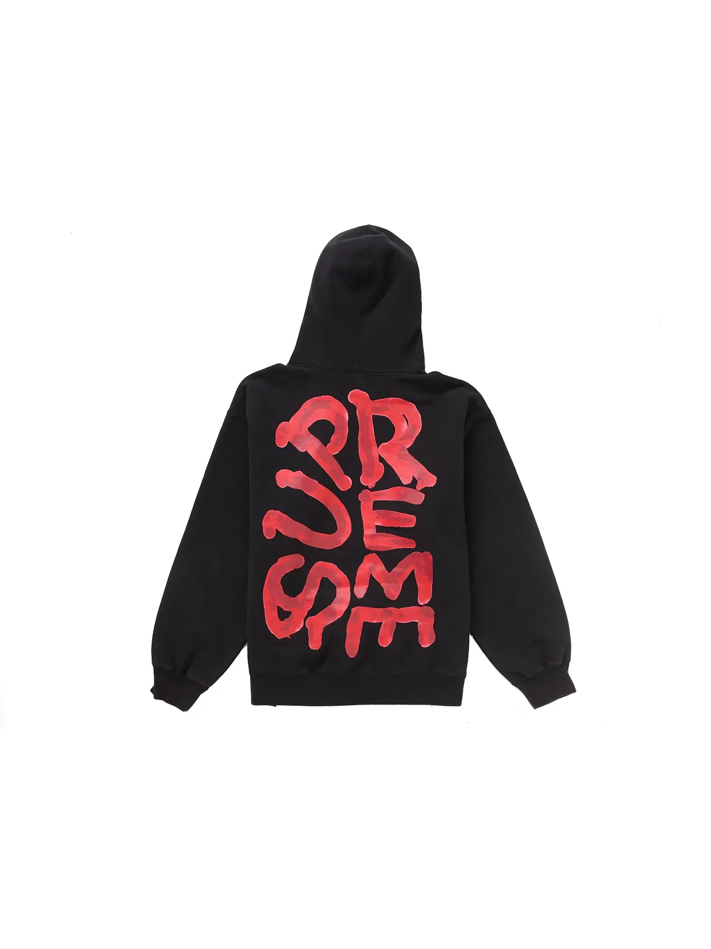 Мужской худи с принтом Supreme Sweatshirt — изображение 1 из 2, черный