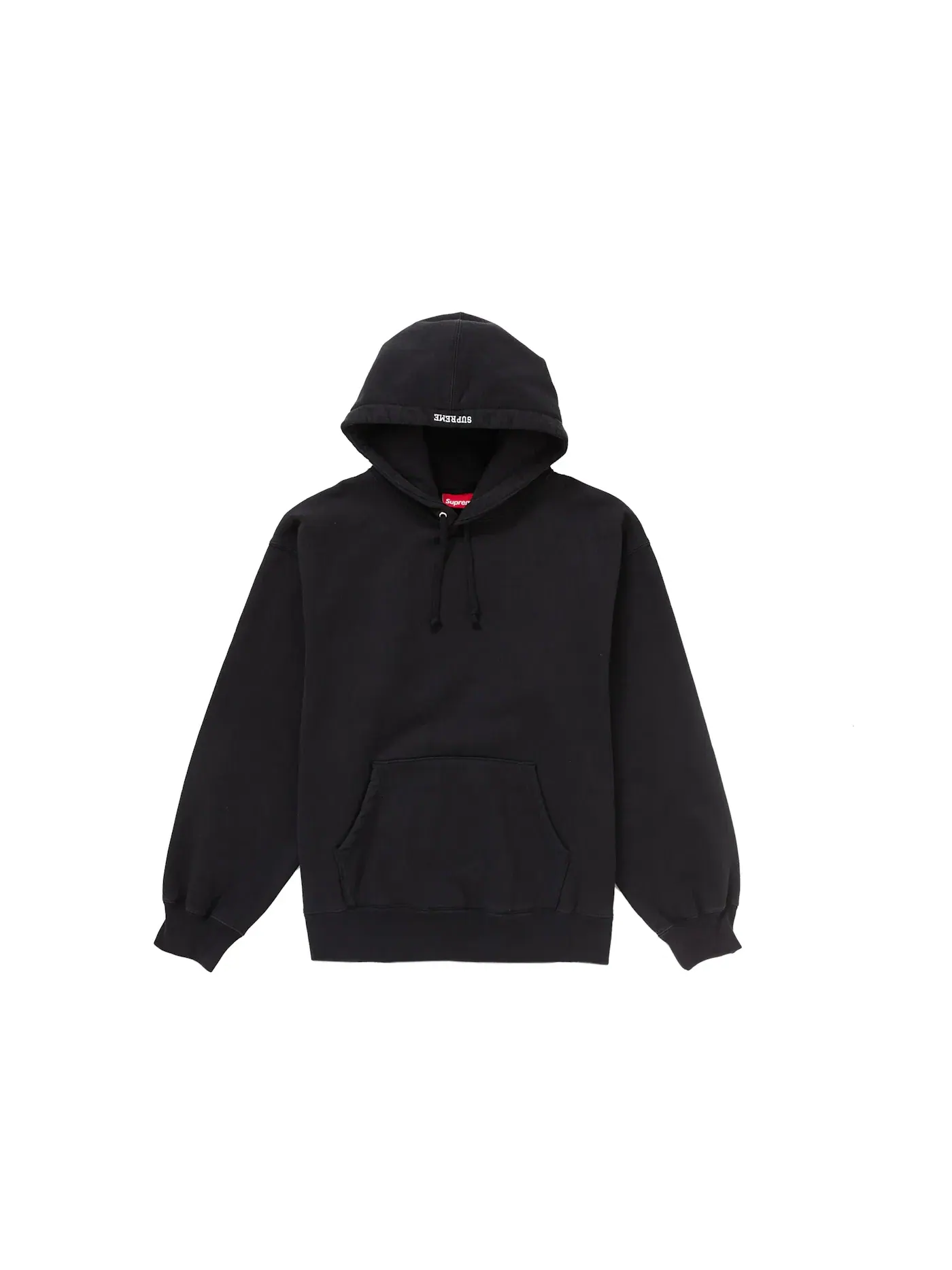 Мужской худи с принтом Supreme Sweatshirt — изображение 2 из 2, черный