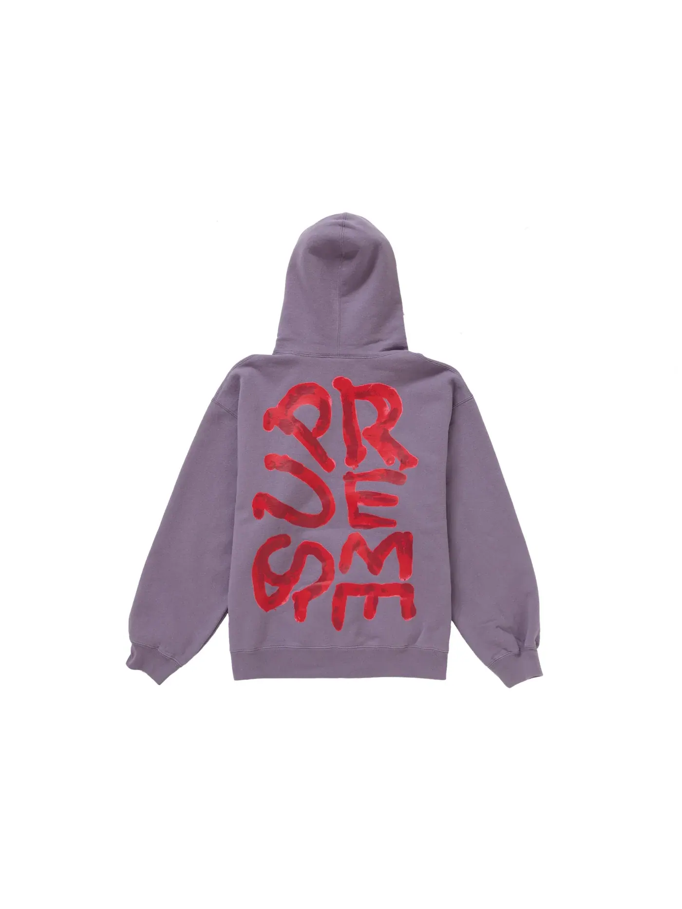 Мужская худи с принтом Supreme Sweatshirt — изображение 1 из 2, фиолетовый