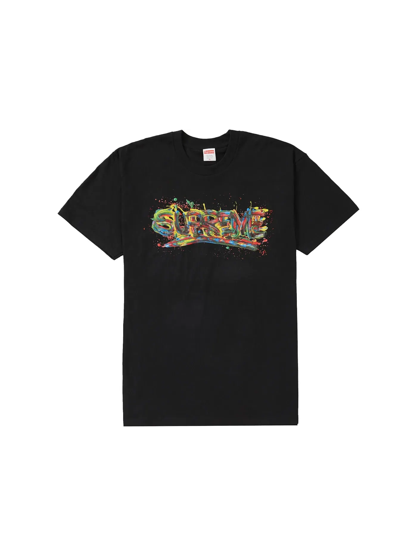 Мужская футболка с принтом Supreme Tee — изображение 1 из 1, черный