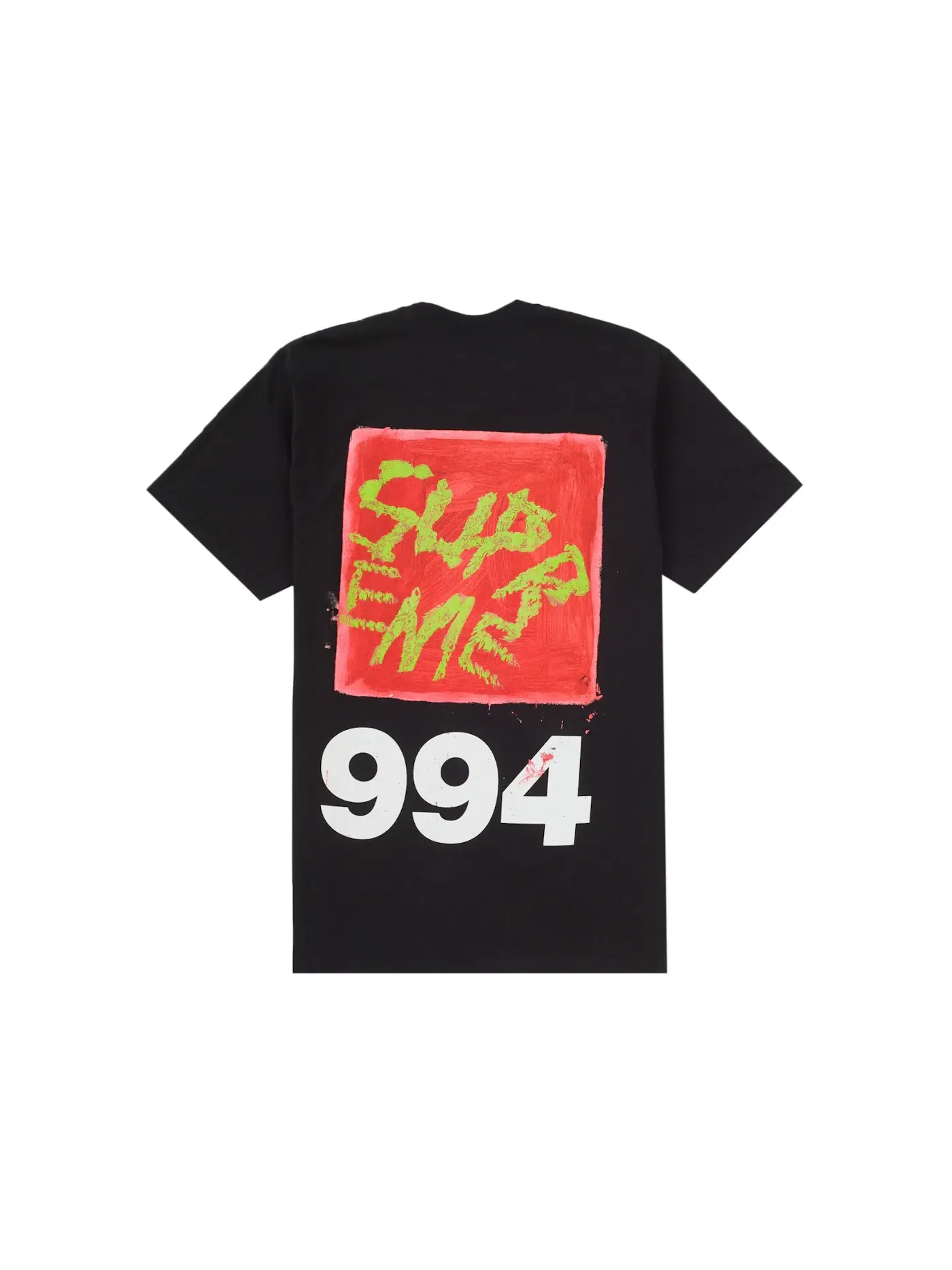 Мужская футболка с принтом Supreme Tee — изображение 1 из 2, черный