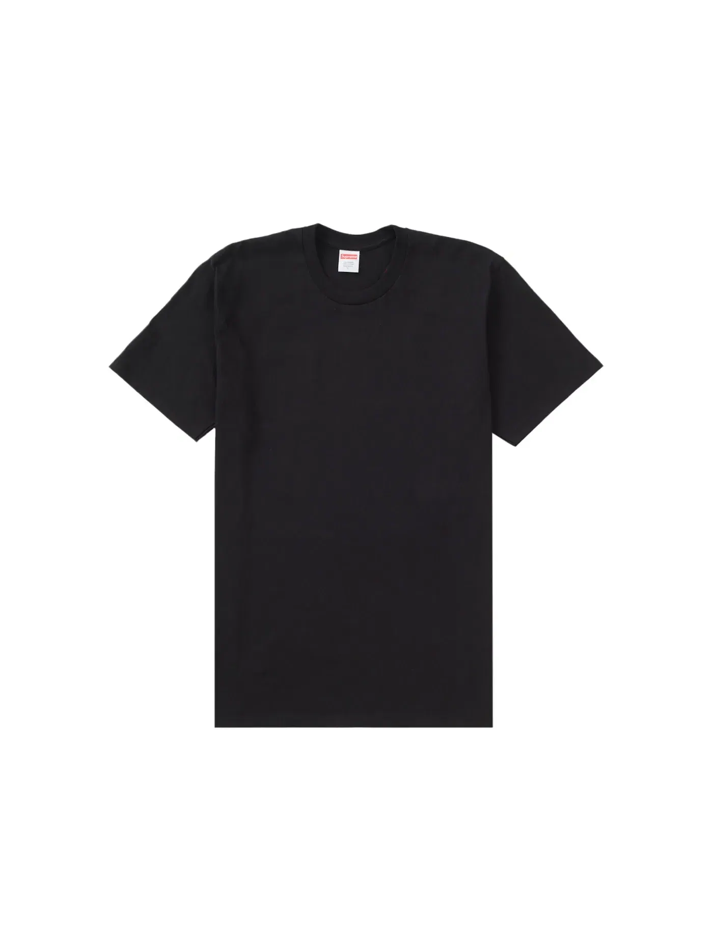 Мужская футболка с принтом Supreme Tee — изображение 2 из 2, черный