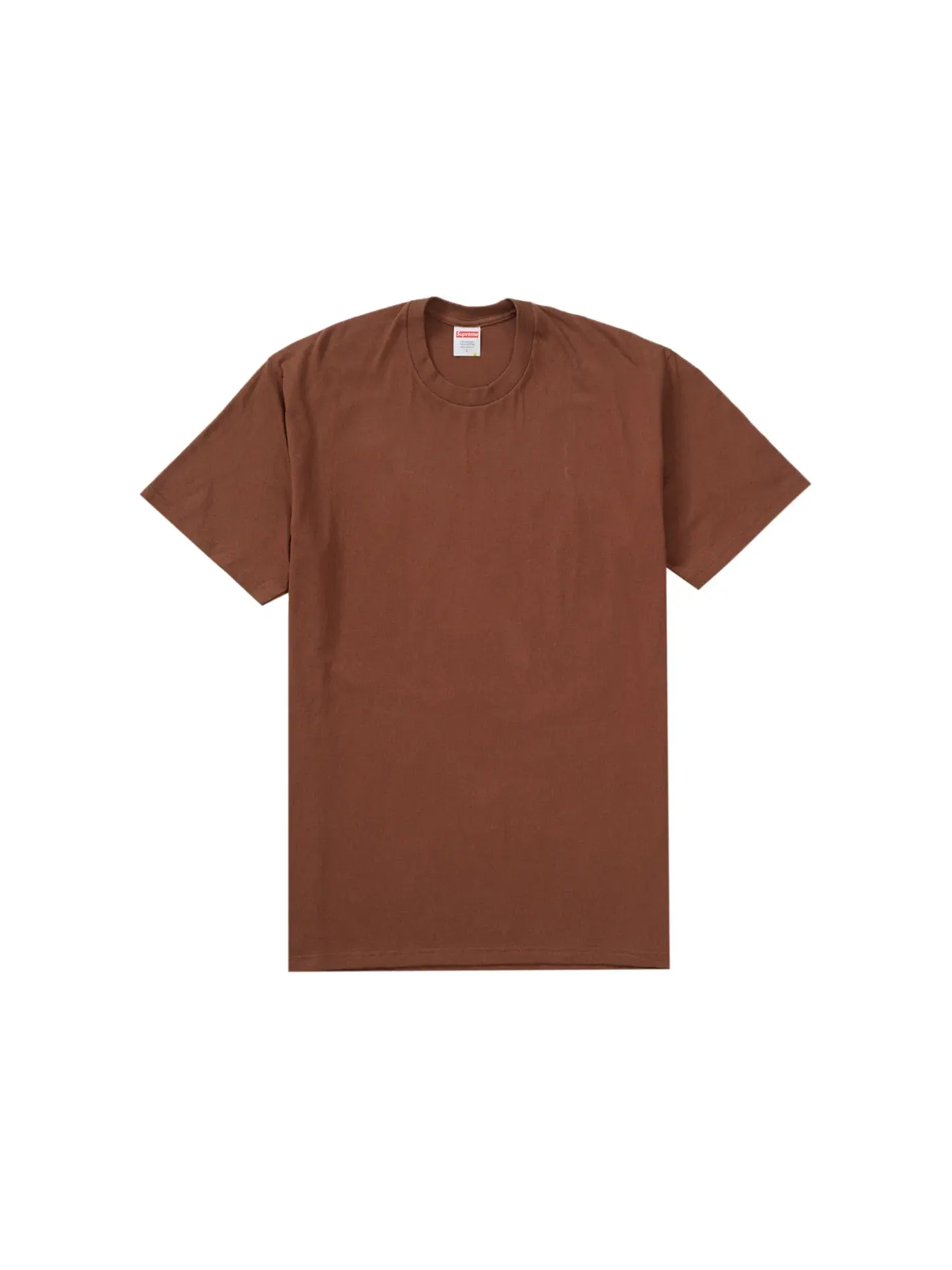Мужская футболка с принтом Supreme Tee — изображение 2 из 2, коричневый