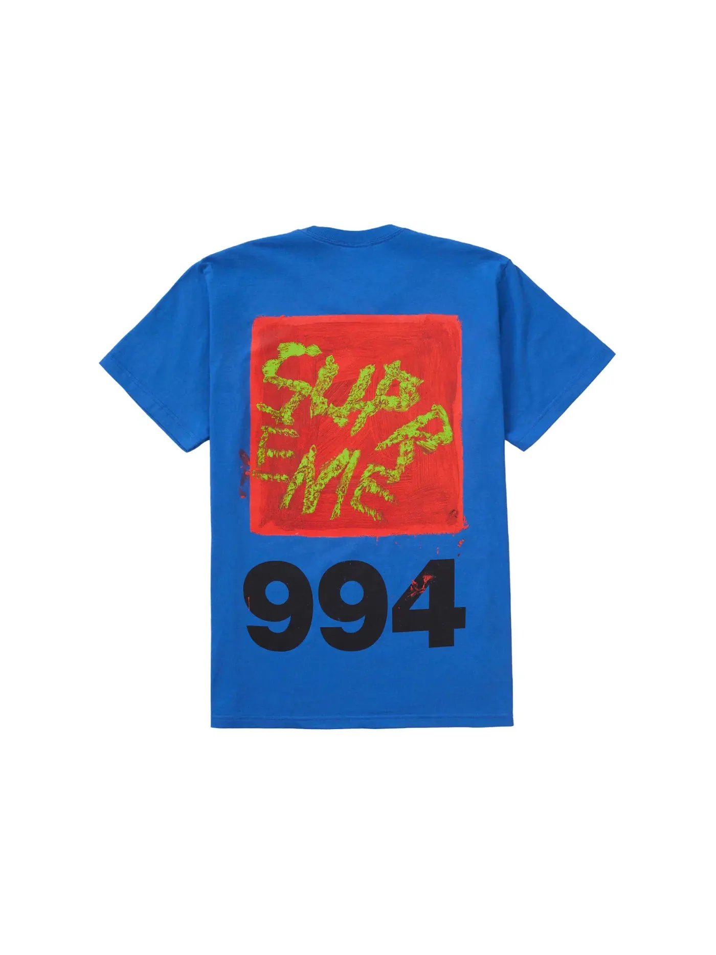 Мужская футболка с принтом Supreme Tee — изображение 1 из 2, синий