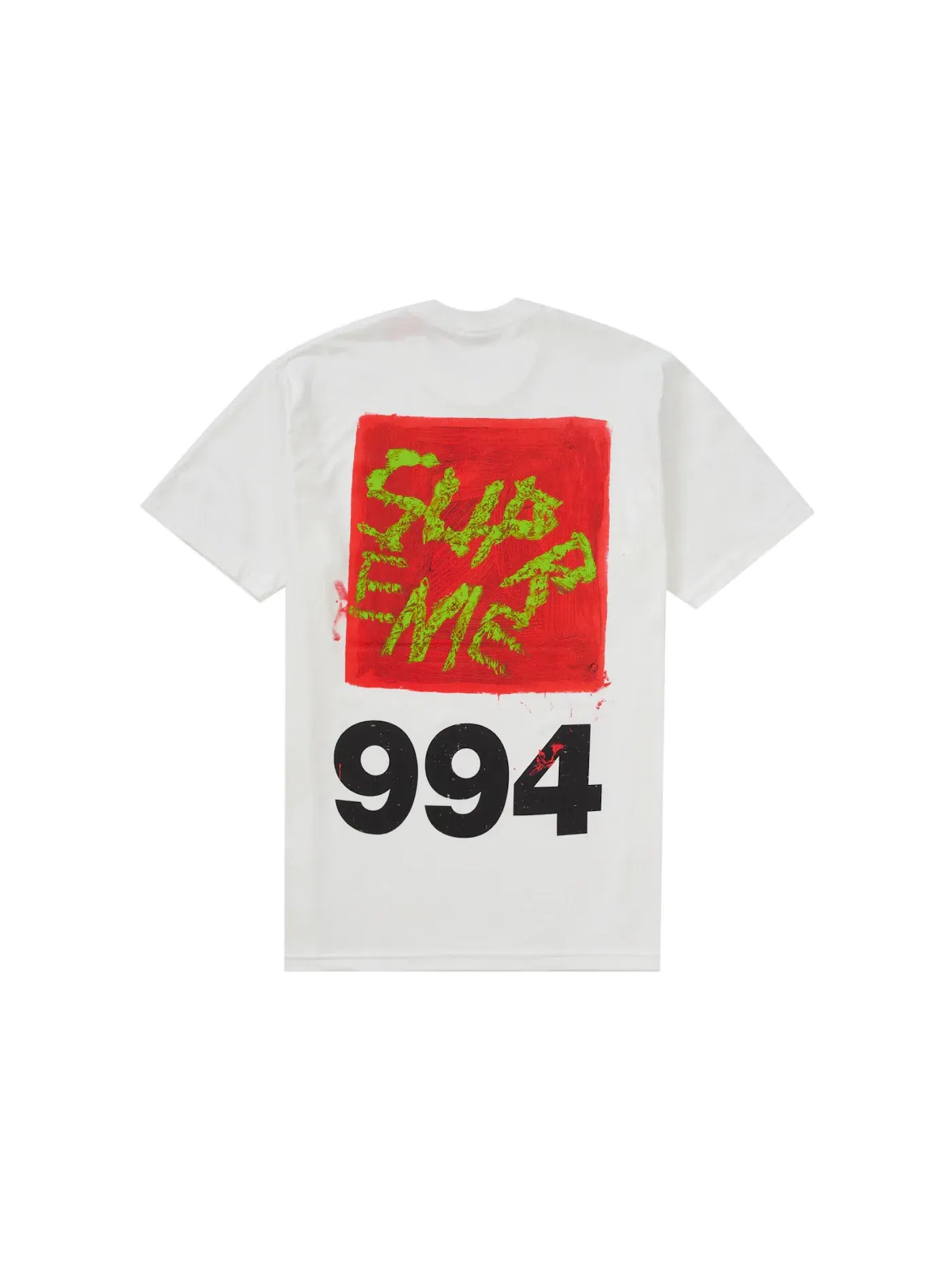 Мужская футболка с принтом Supreme Tee — изображение 1 из 2, белый
