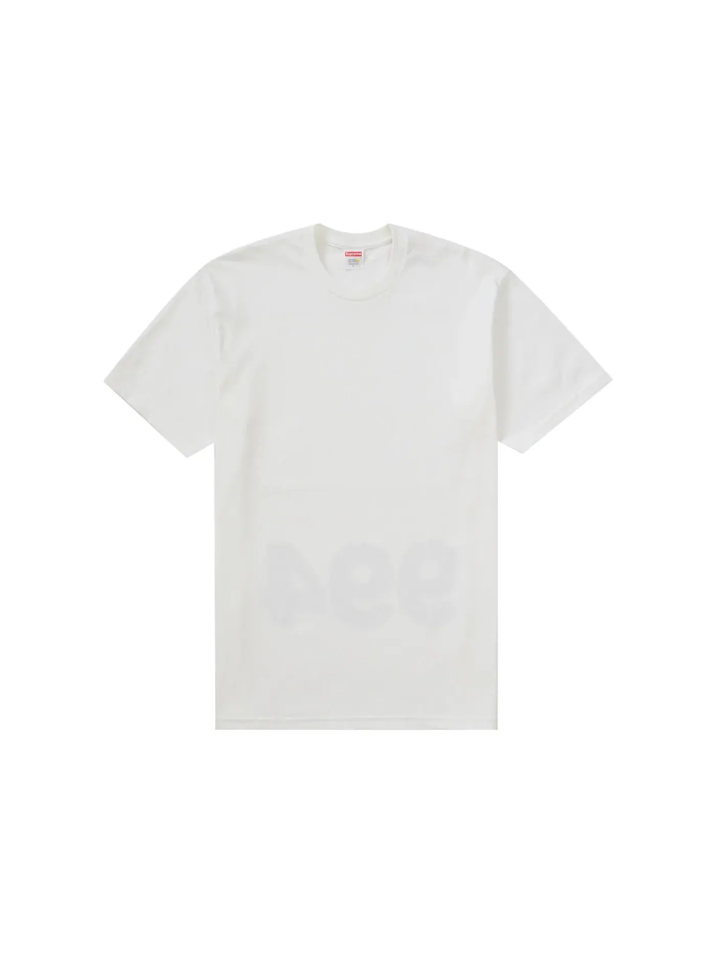 Мужская футболка с принтом Supreme Tee — изображение 2 из 2, белый