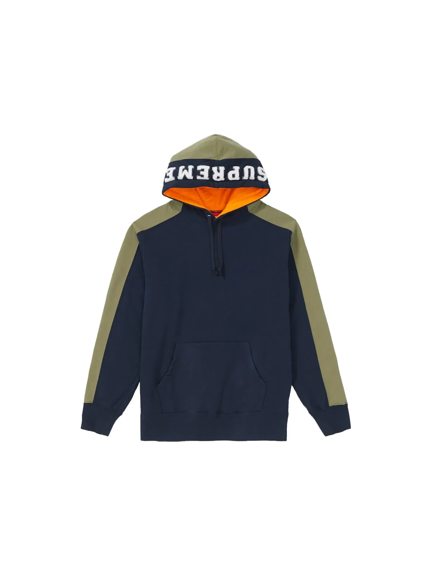 Мужской худи Supreme Paneled Hooded Sweatshirt — изображение 1 из 1, темно-синий