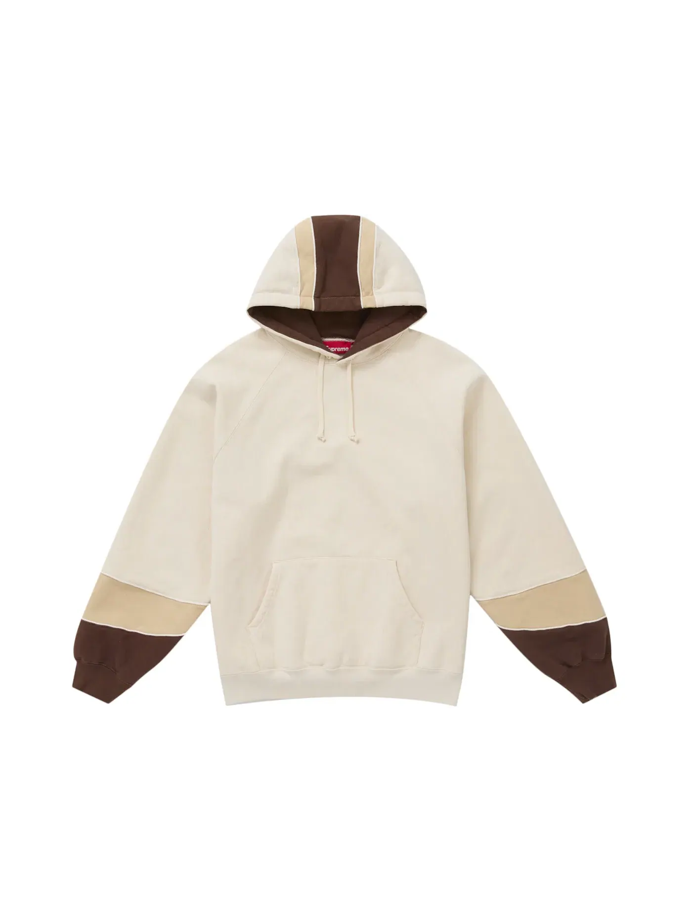 Мужской свитшот с капюшоном панельный Supreme (SS25) — изображение 1 из 2, прозрачный