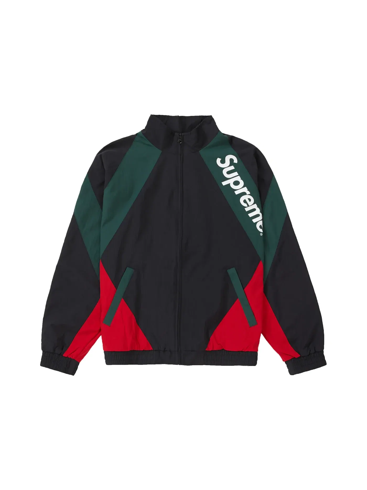 Мужская куртка с панелями Supreme Track Jacket — изображение 1 из 2, черный