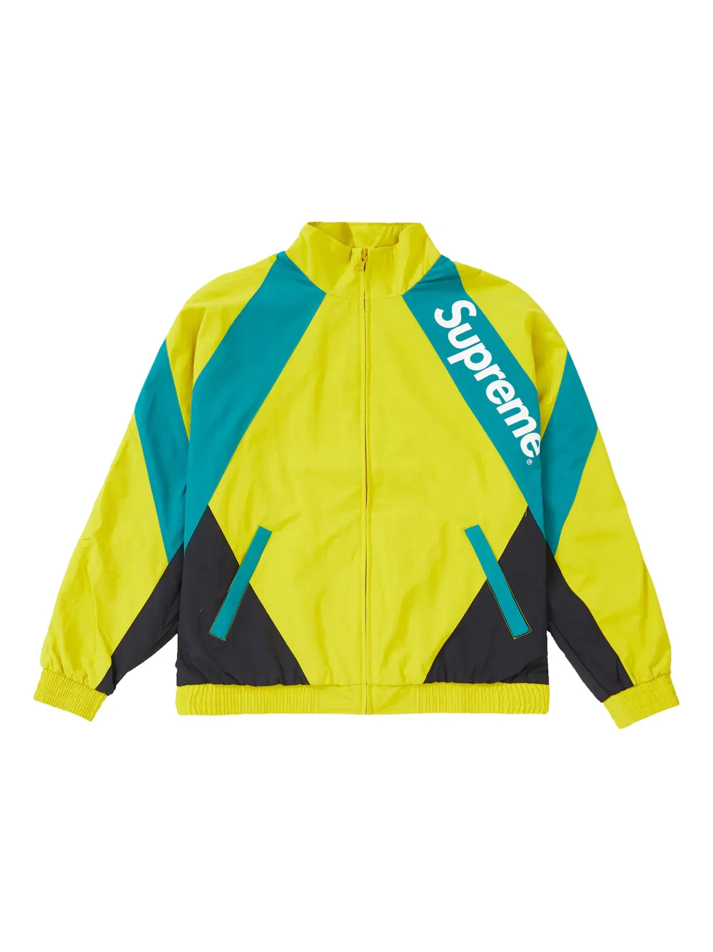 Мужская куртка с панелями Supreme Track Jacket — изображение 1 из 3, светлый золотистый