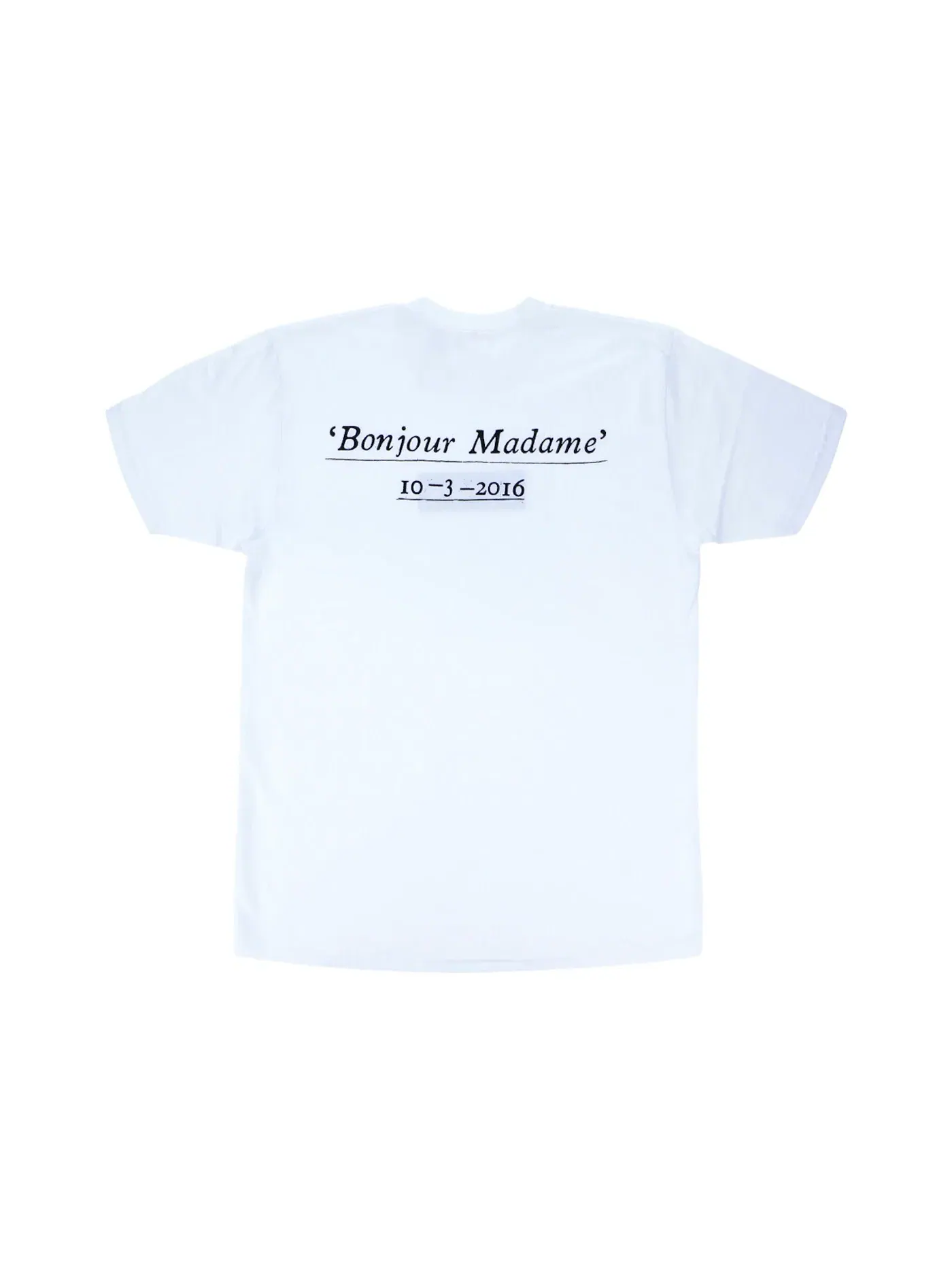 Мужская футболка с принтом Supreme Paris Box Logo — изображение 2 из 2, белый