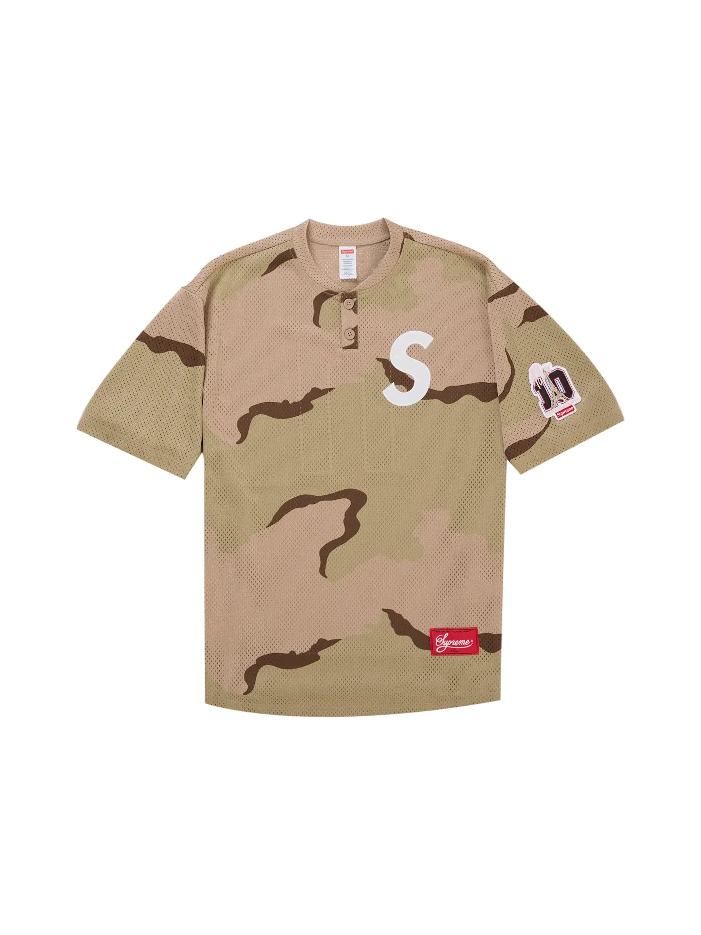 Мужская футболка-поло с принтом Henley Supreme — изображение 1 из 2, камуфляж