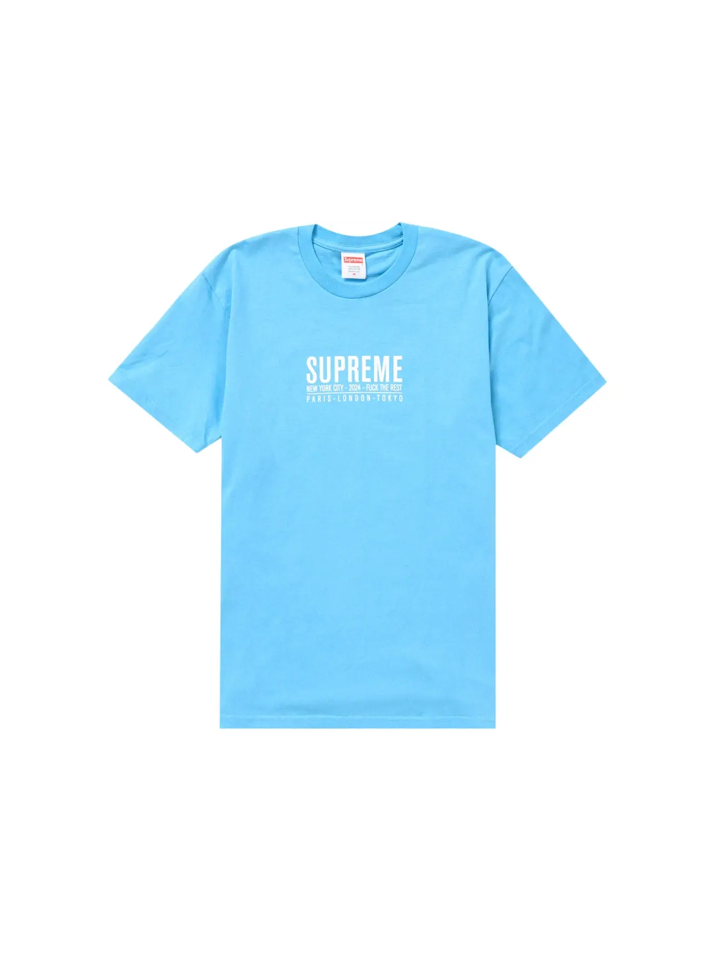 Мужская футболка с принтом Supreme Tee — изображение 1 из 1, яркий синий