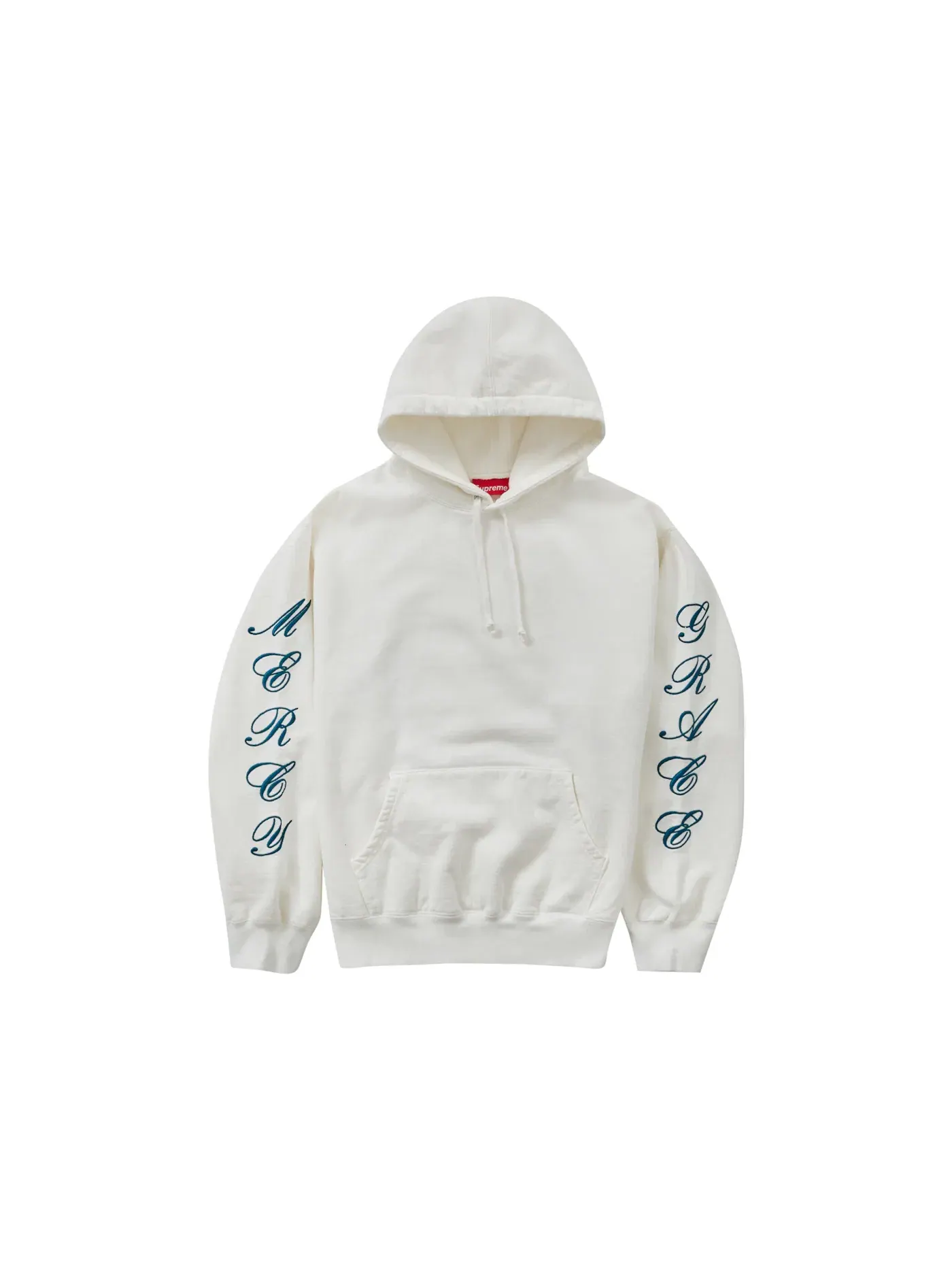 Мужской худи с принтом Supreme Patches Spiral Hooded Sweatshirt Supreme — изображение 2 из 2, белый