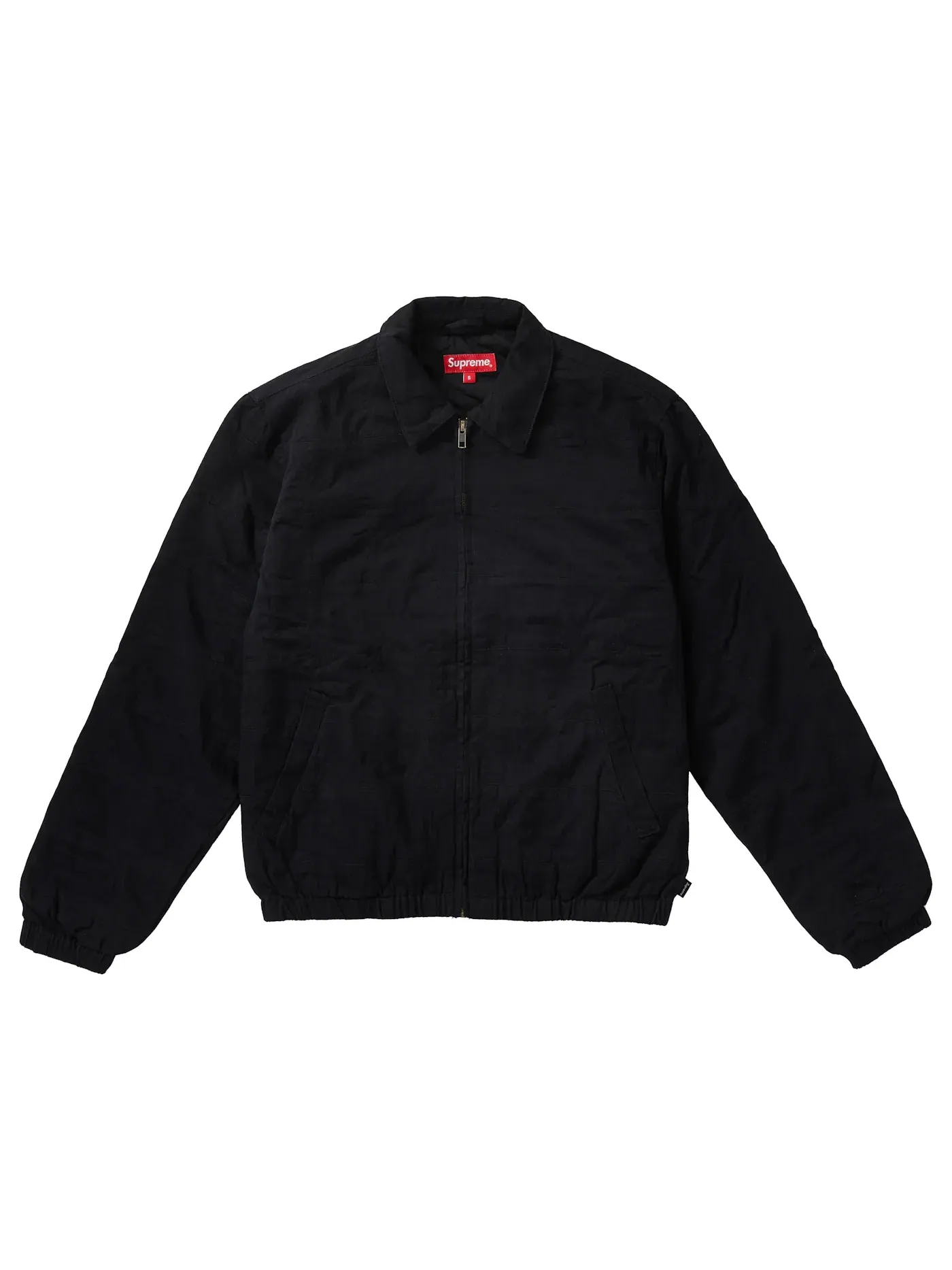 Мужская куртка-бомбер с патчворком Supreme Jacket — изображение 1 из 2, черный