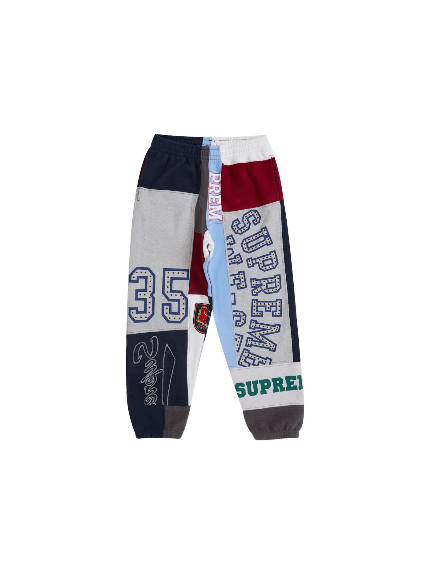 Мужские спортивные штаны с принтом Supreme Sweatpant (SS25) — изображение 1 из 2, темно-синий