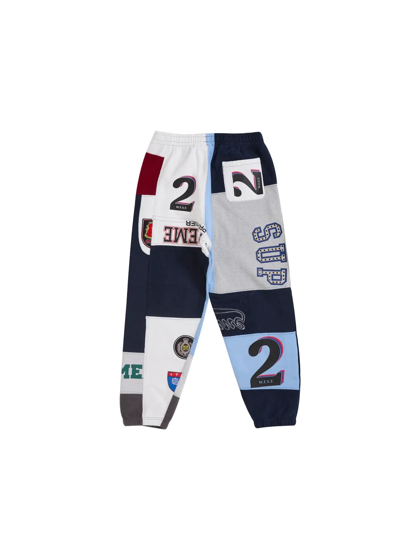Мужские спортивные штаны с принтом Supreme Sweatpant (SS25) — изображение 2 из 2, темно-синий