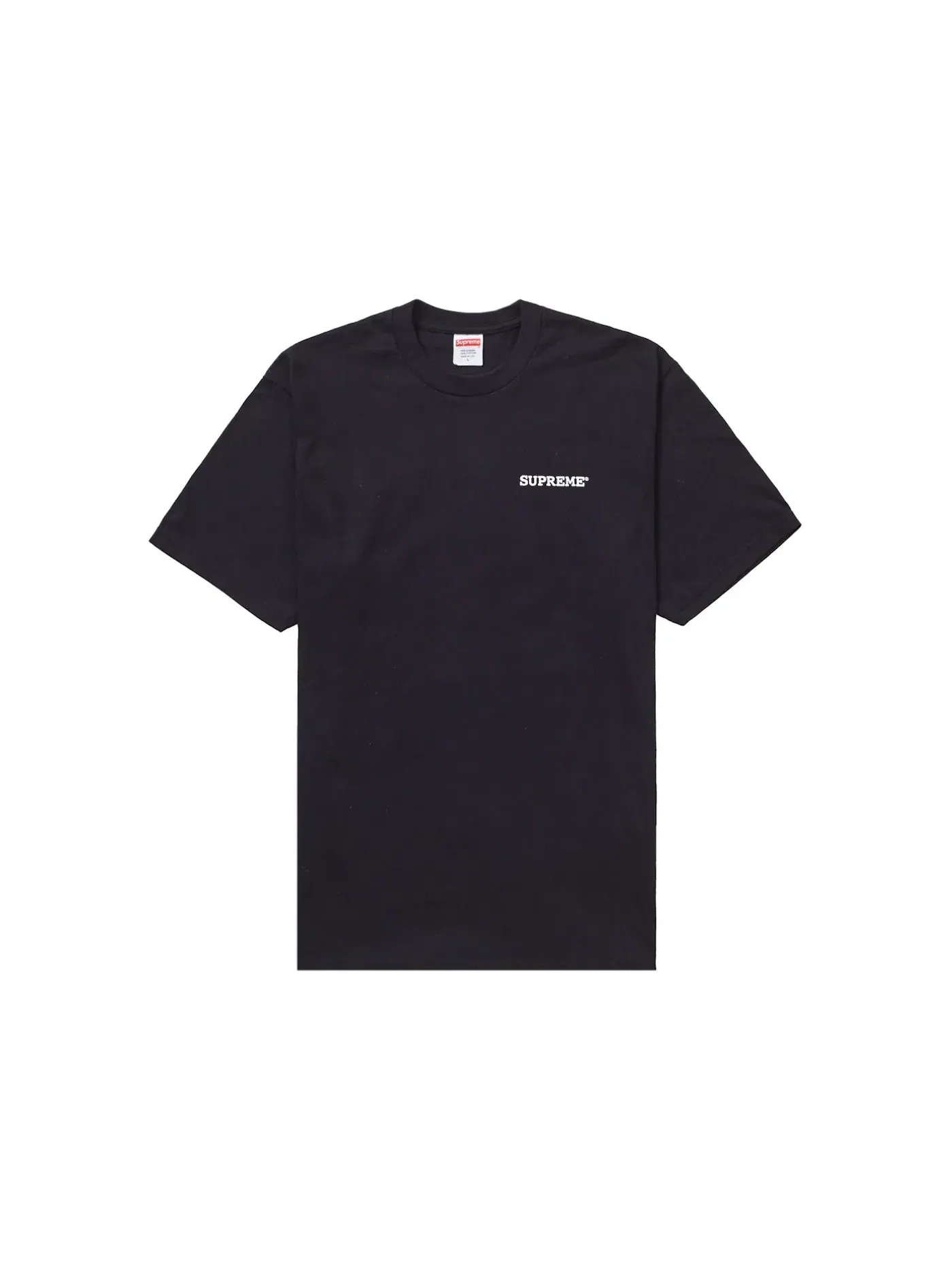 Мужская футболка с принтом Supreme Tee — изображение 1 из 2, черный