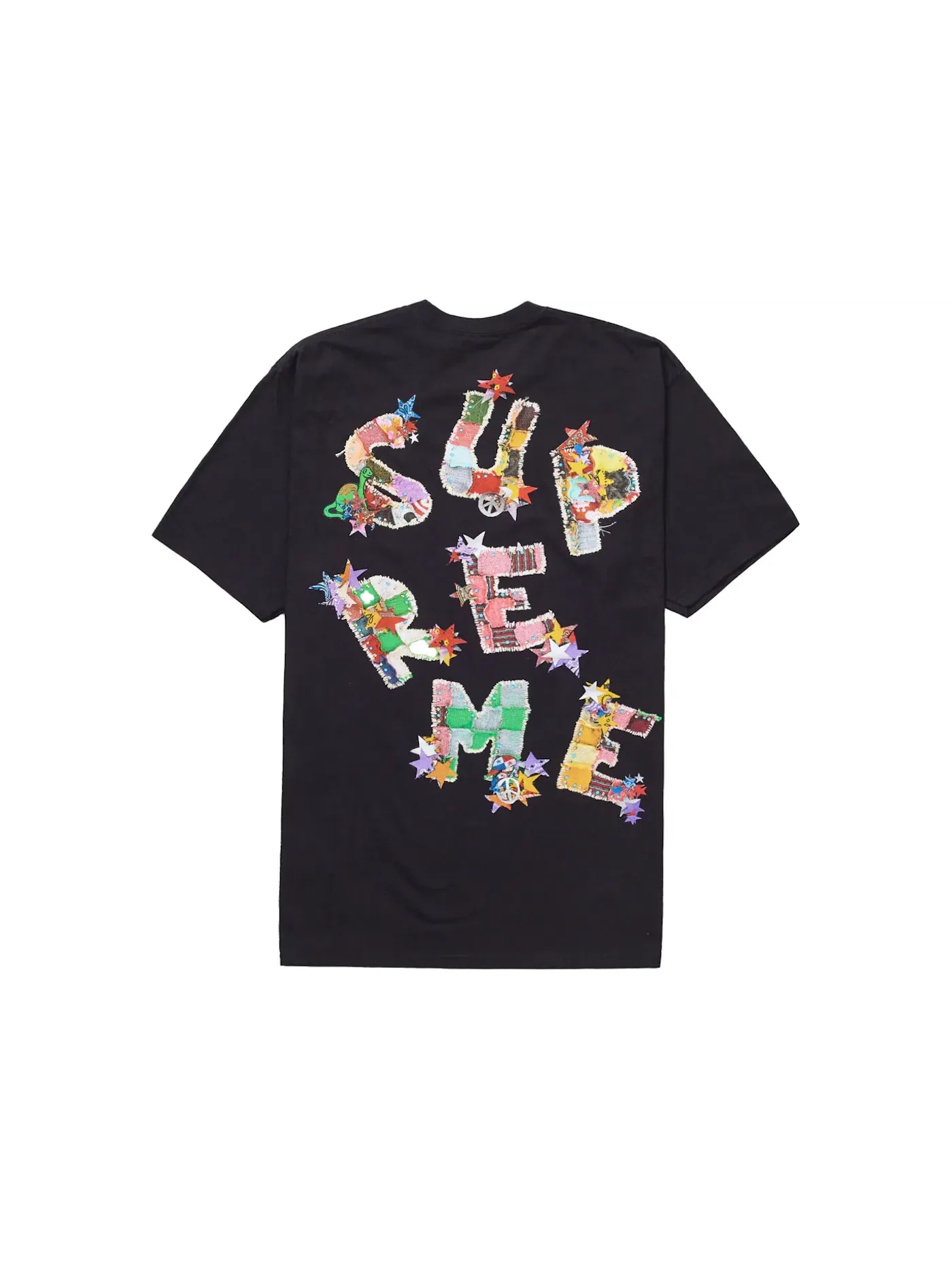 Мужская футболка с принтом Supreme Tee — изображение 2 из 2, черный