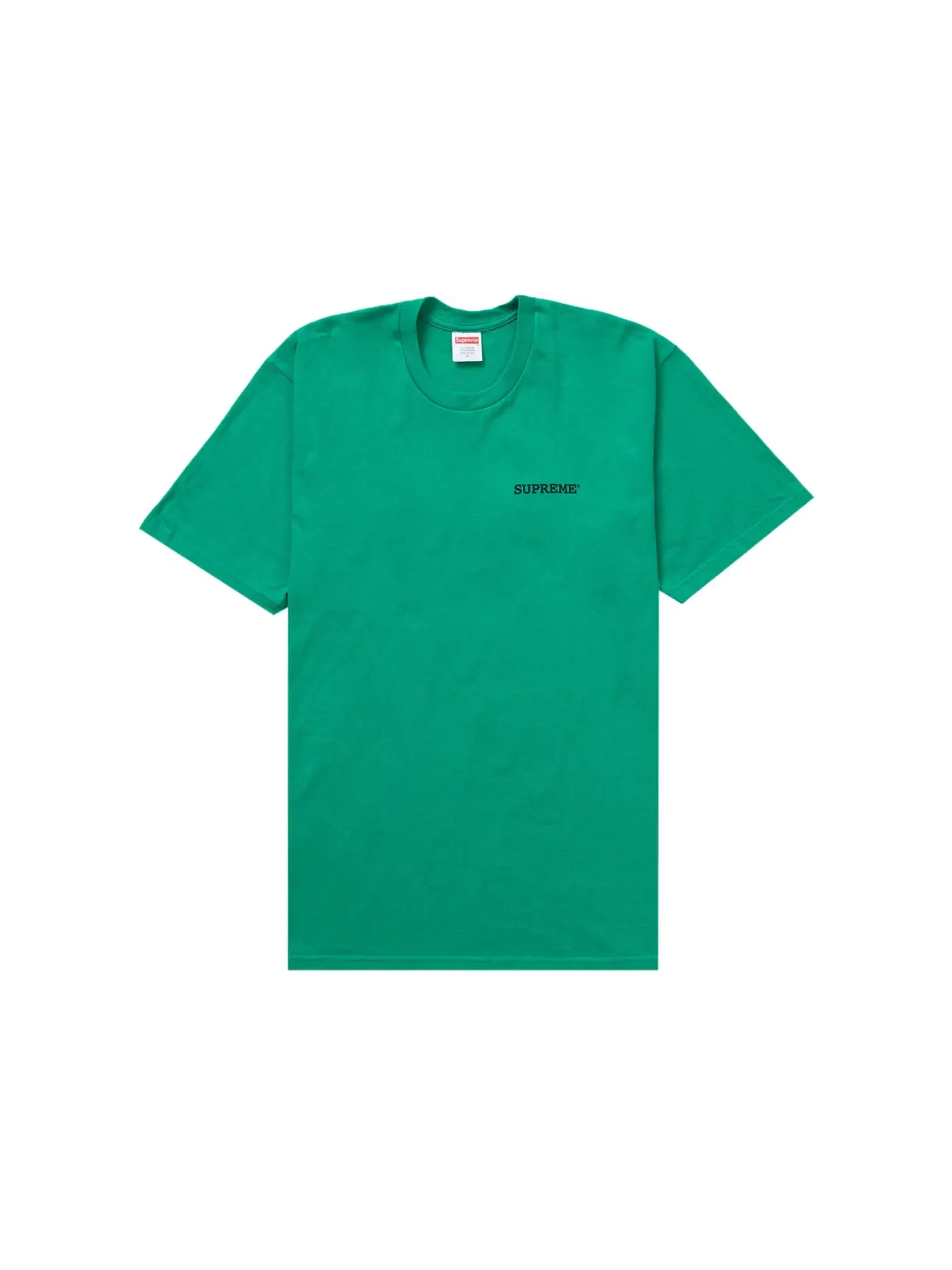 Мужская футболка с принтом Supreme Tee — изображение 1 из 2, зеленый