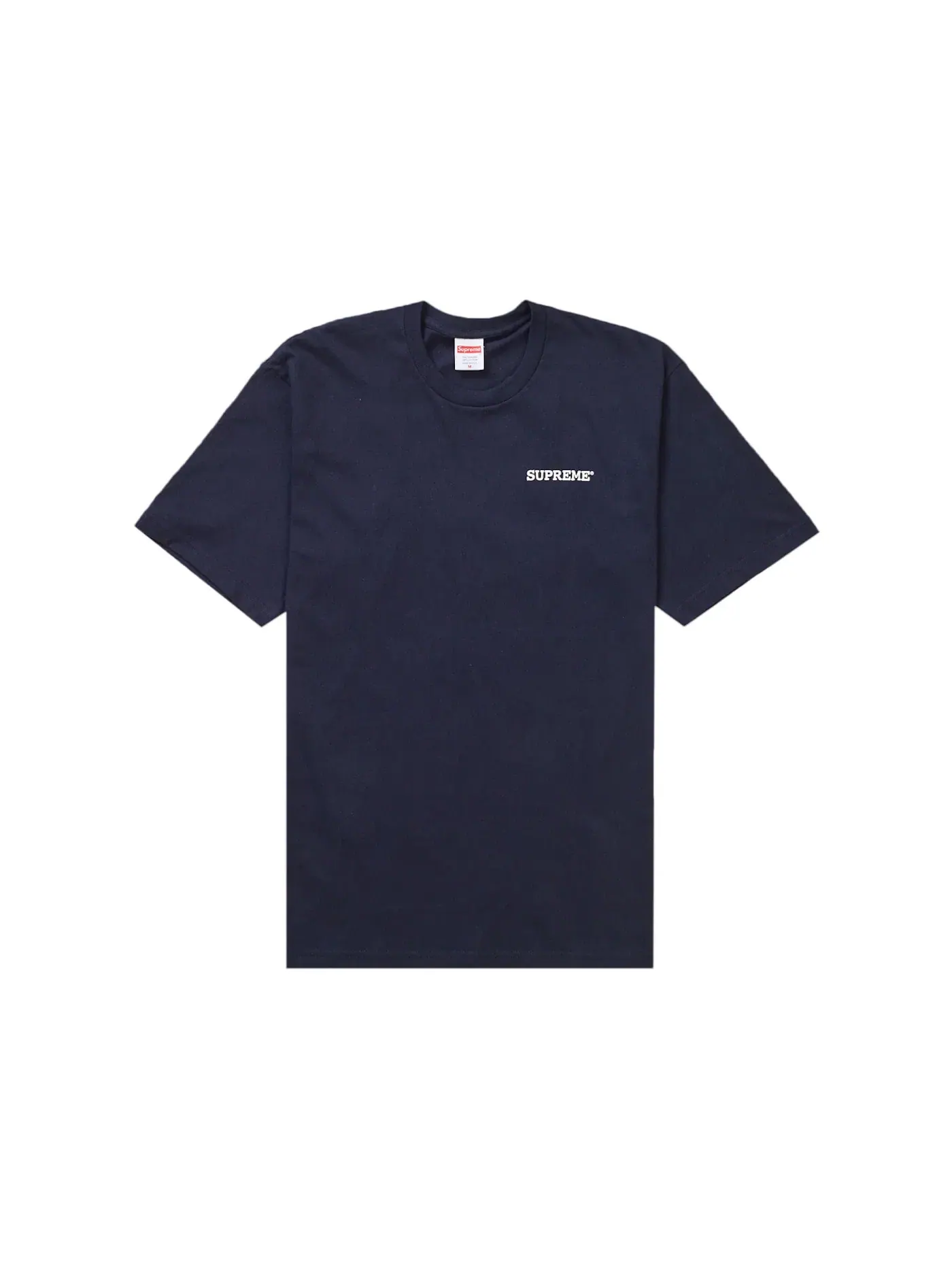 Мужская футболка с пэчворк-принтом Supreme Tee — изображение 1 из 2, темно-синий