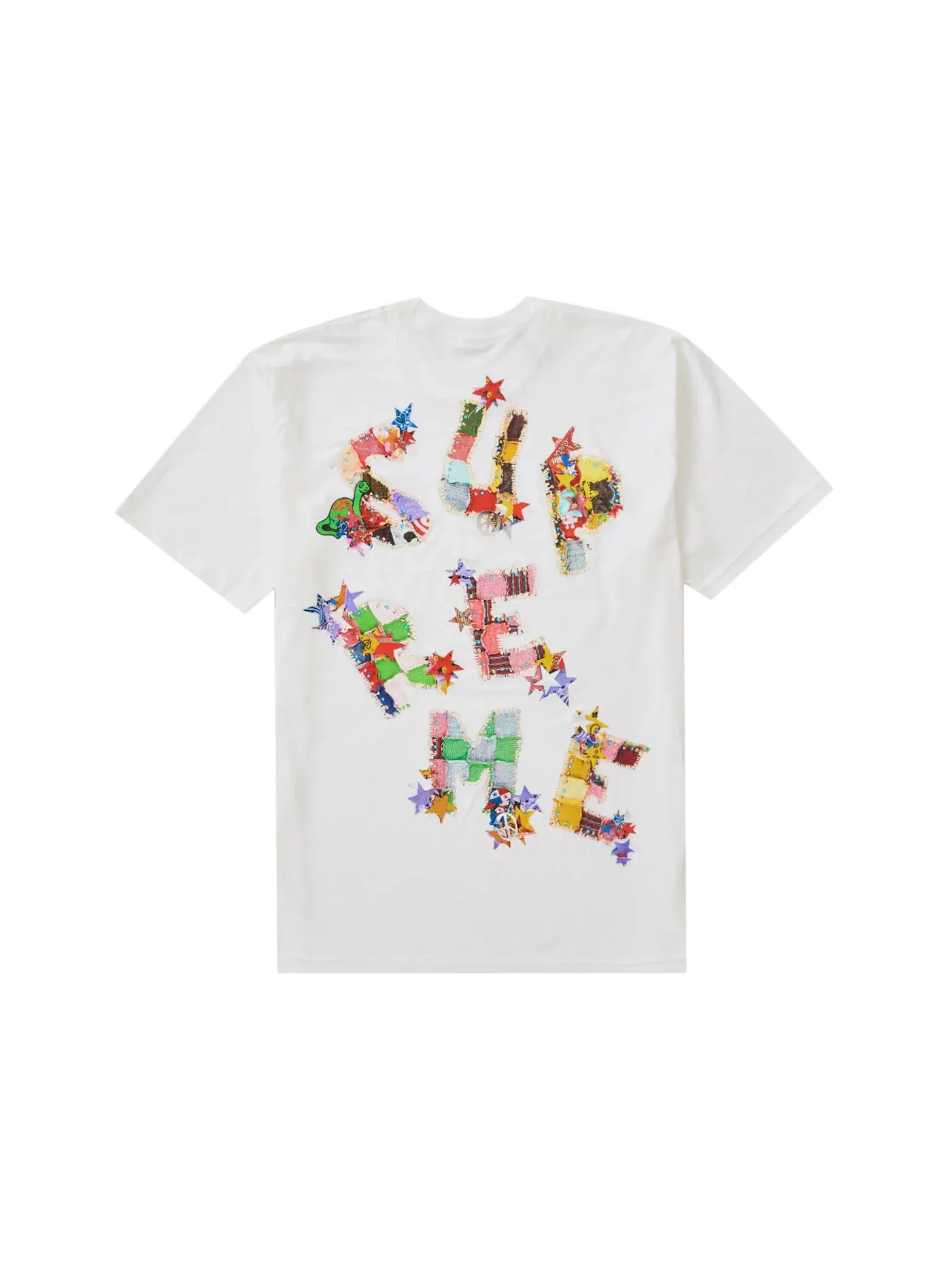 Мужская футболка с принтом Supreme Tee — изображение 2 из 2, белый