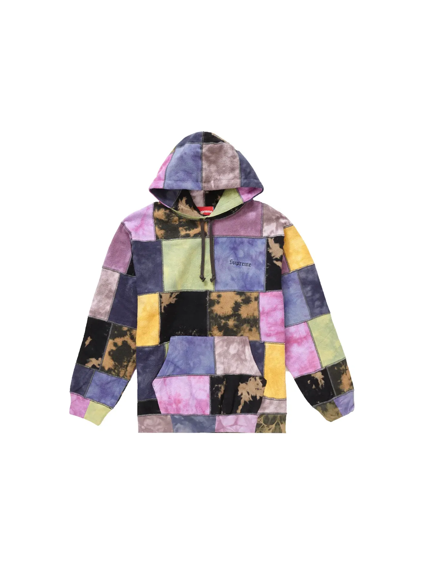 Мужской худи с принтом Supreme Hooded Sweatshirt — изображение 1 из 2, мульти