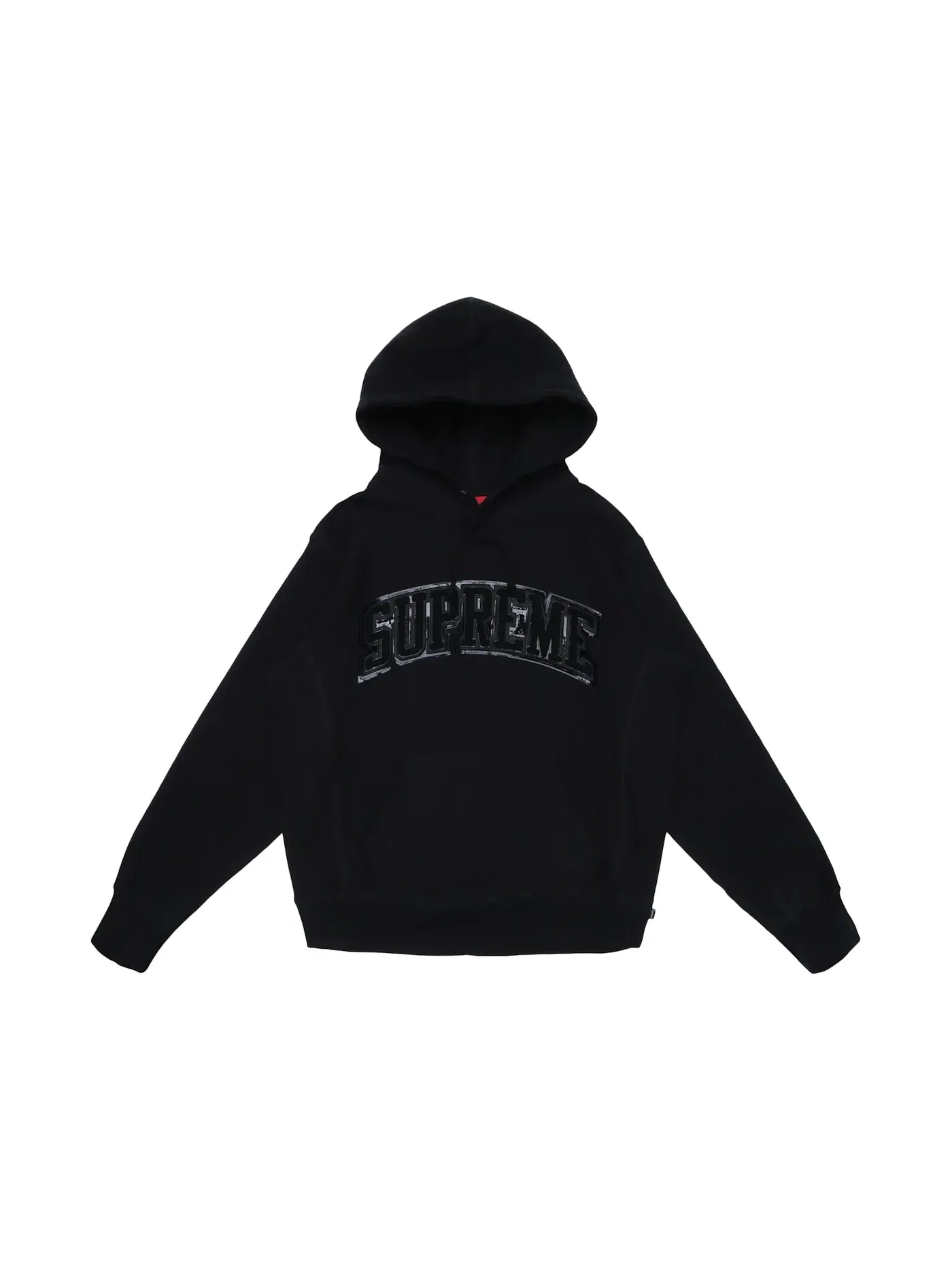 Мужская худи с принтом Arc Logo Supreme — изображение 1 из 1, черный