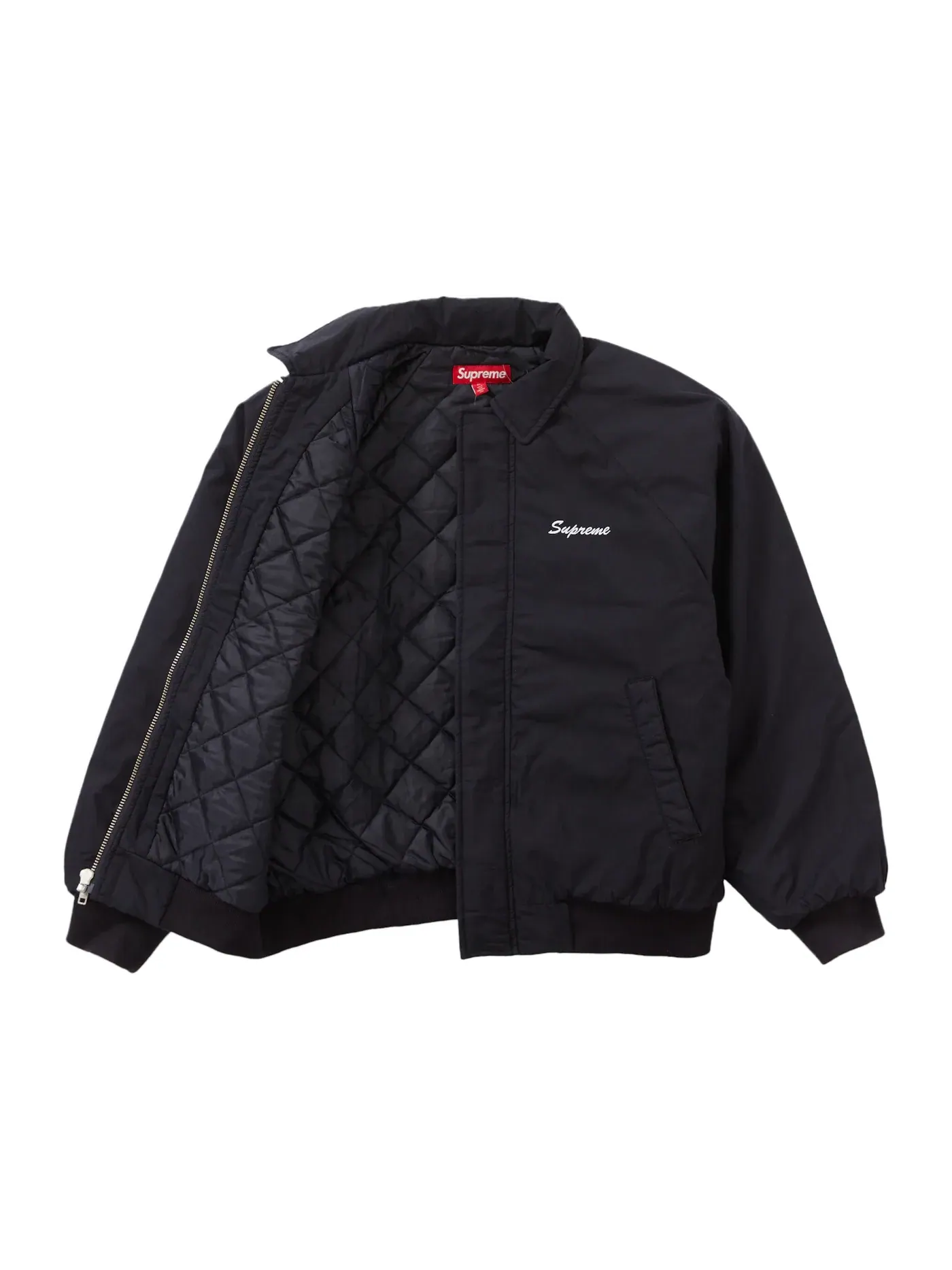 Мужская куртка с вышивкой Supreme Peace Embroidery Work Jacket Supreme — изображение 2 из 3, темно-синий