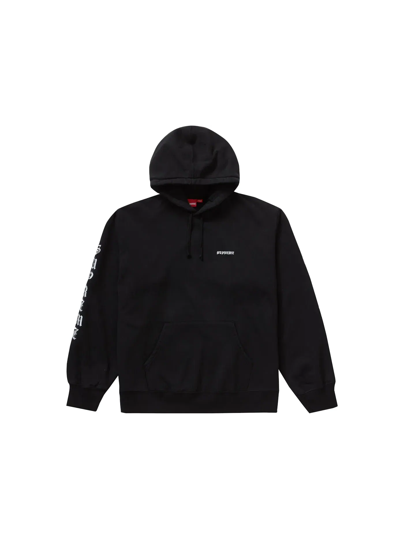 Мужской свитшот с капюшоном от Supreme — изображение 2 из 2, черный