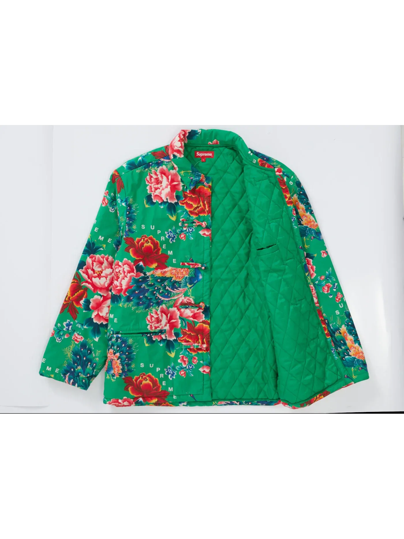 Мужская куртка с принтом Supreme Jacket — изображение 3 из 3, яркий зеленый