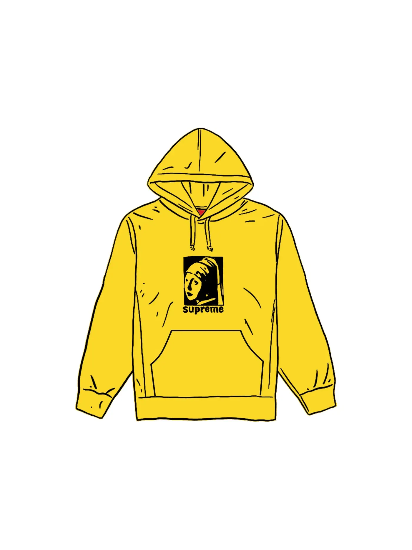 Мужской свитшот с капюшоном на молнии Supreme Hooded Sweatshirt — изображение 1 из 1