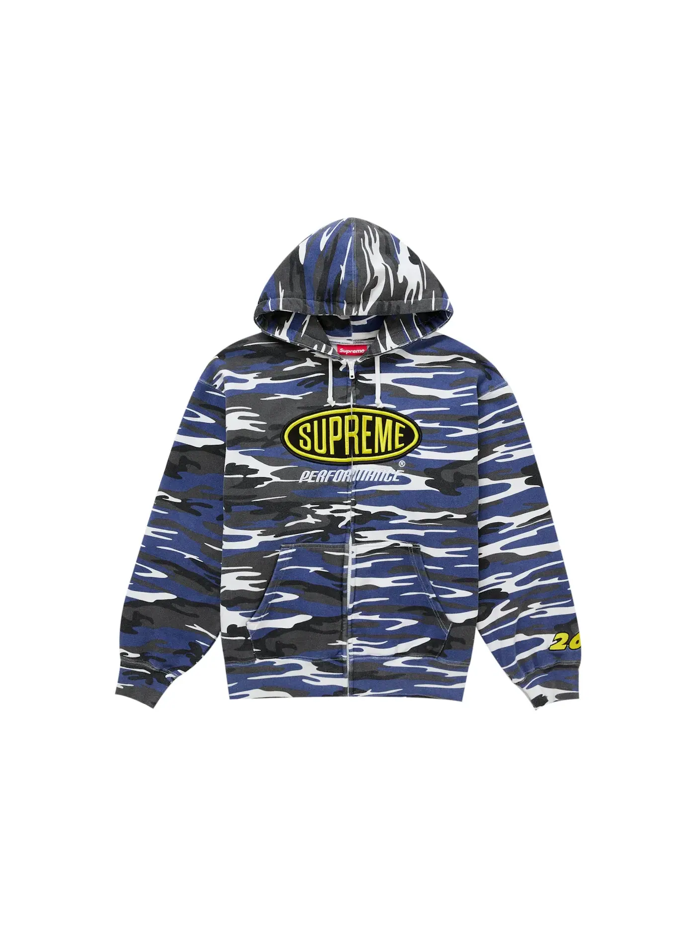 Мужская худи с принтом Sweatshirt Supreme — изображение 1 из 1, синий