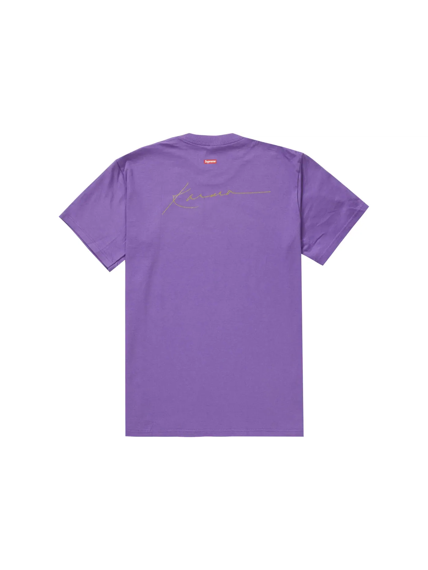 Мужская футболка с принтом Supreme Tee Purple — изображение 2 из 2