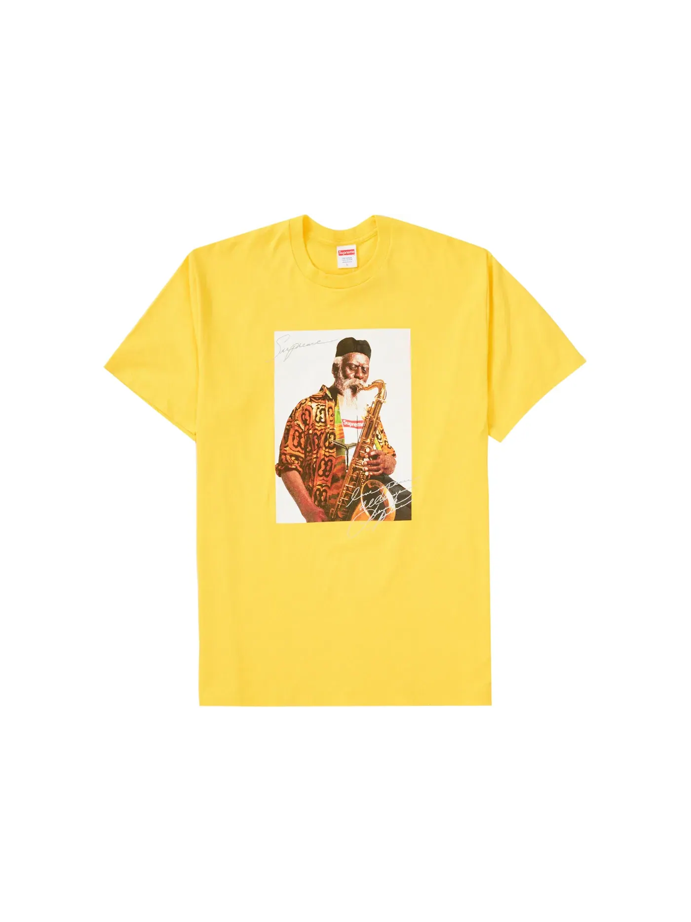 Мужская футболка с принтом Tee Supreme — изображение 1 из 2, желтый
