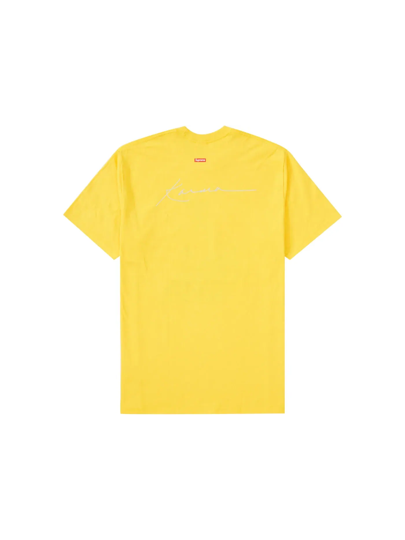 Мужская футболка с принтом Tee Supreme — изображение 2 из 2, желтый