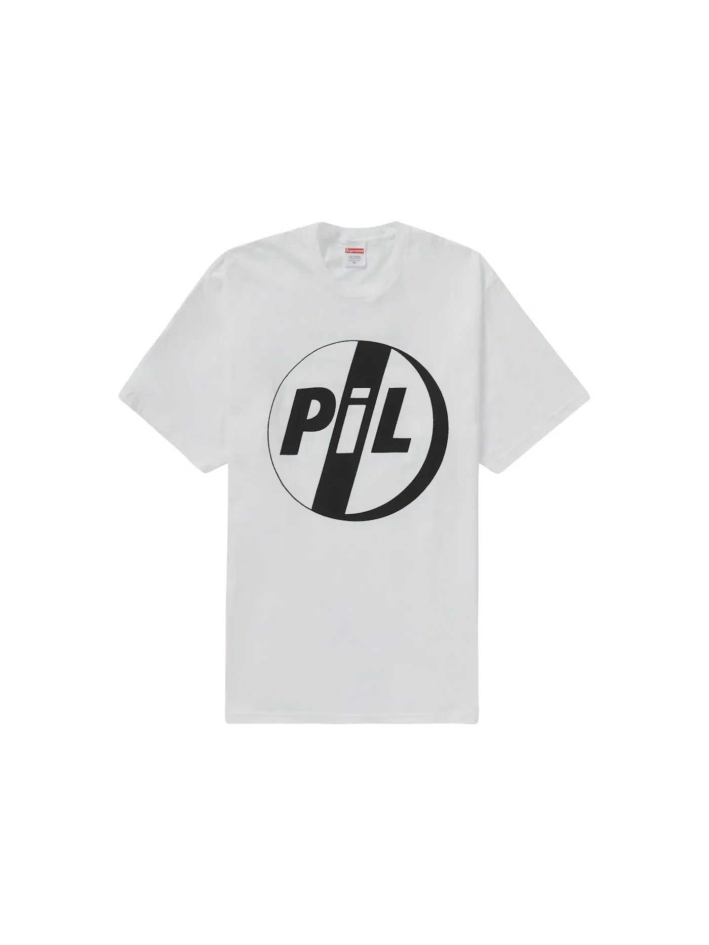 Мужская футболка с принтом Supreme PiL Tee — изображение 1 из 2, белый