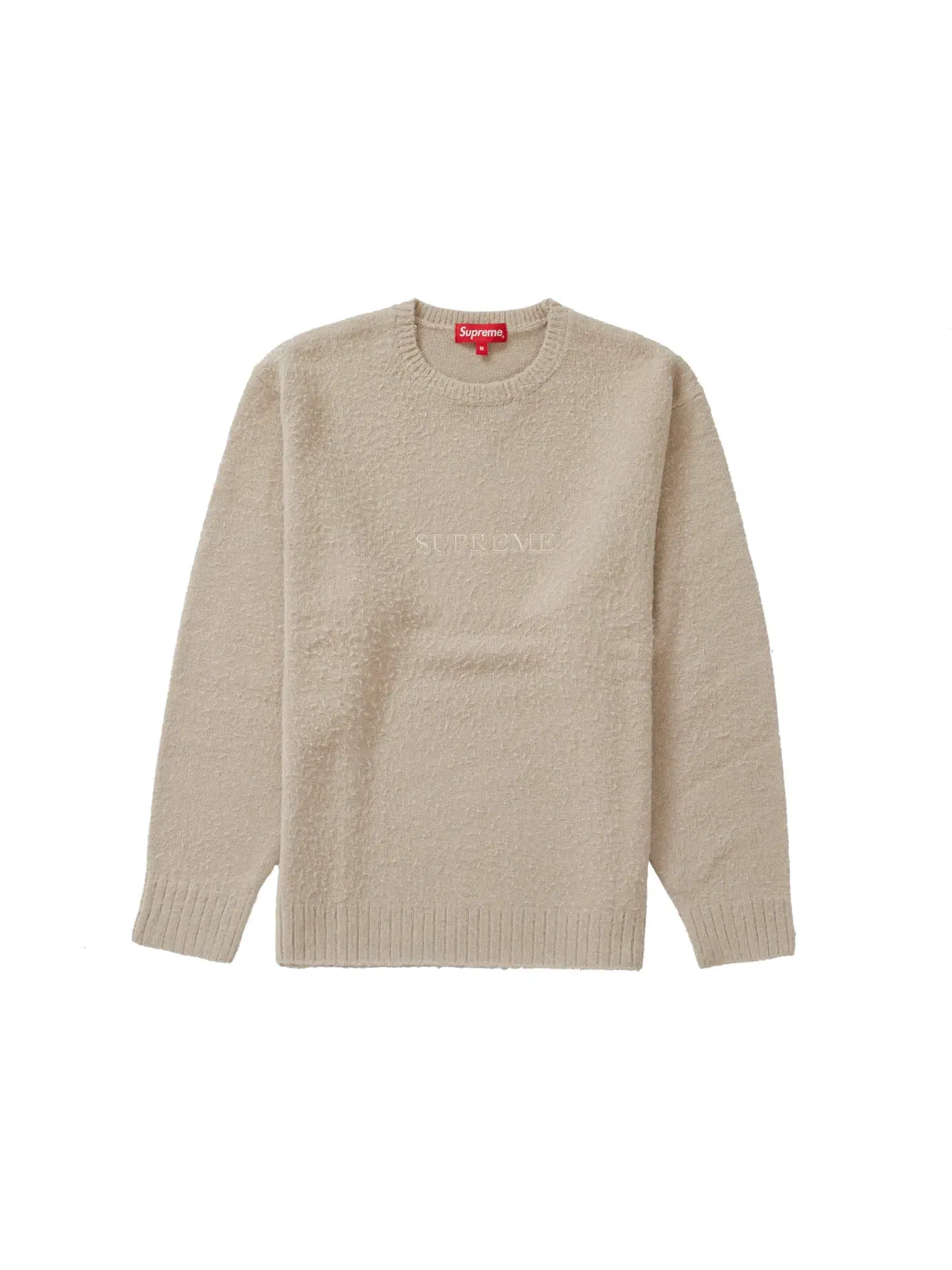 Мужской свитер с начесом Supreme — изображение 1 из 1, коричневый