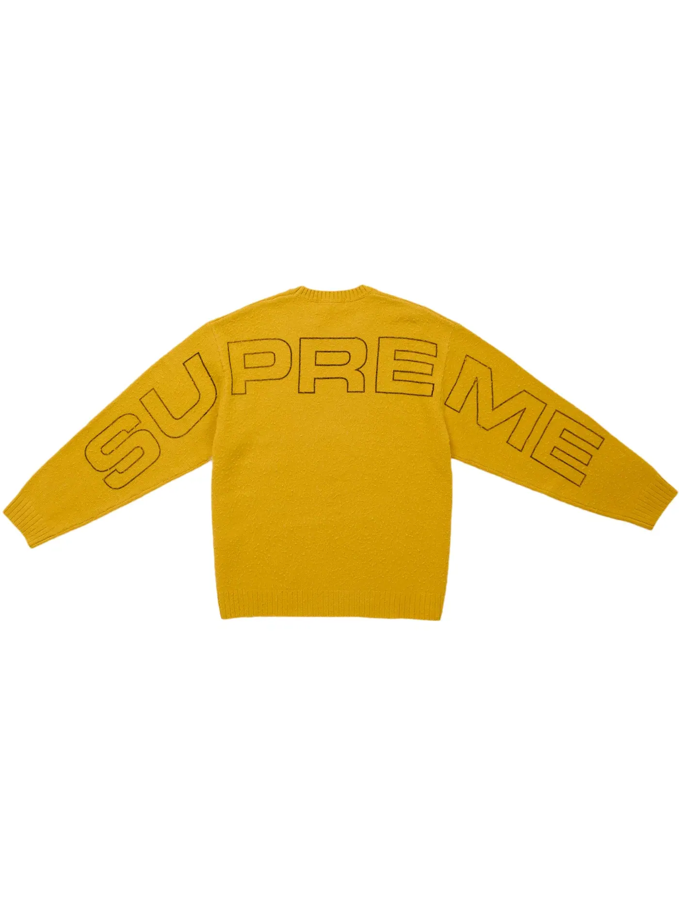 Мужской свитер с принтом Supreme Sweater (SS26) — изображение 2 из 2, золото